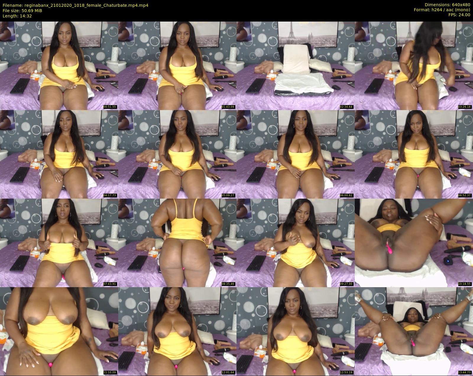 reginabanx — 15 minute Chaturbate female cam show recording, 480p, Jan 21, 2020