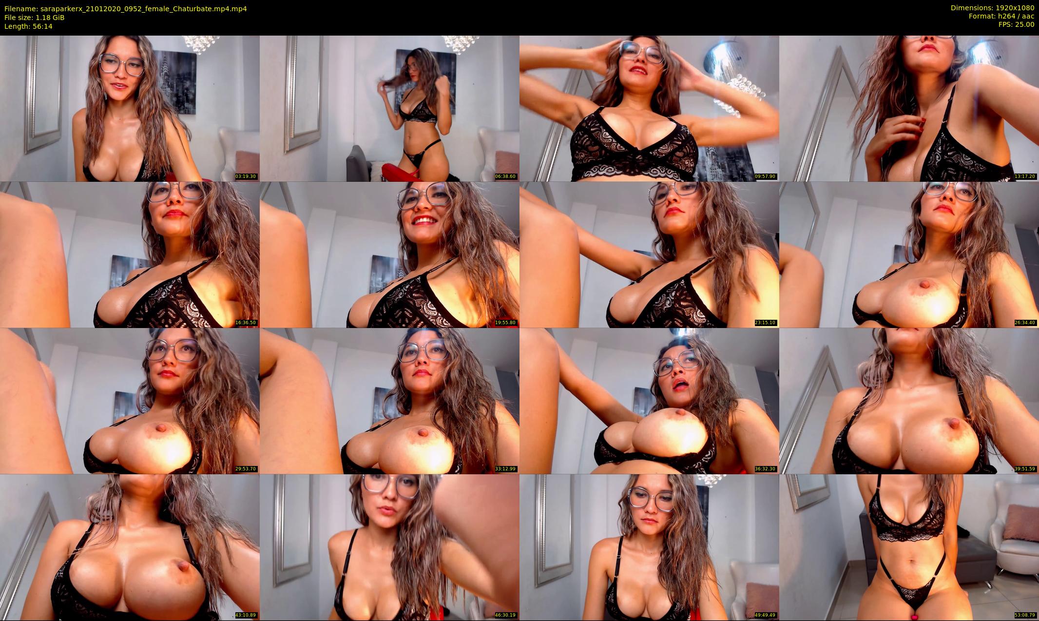 saraparkerx — 57 minute Chaturbate female cam show recording, 1080p, Jan 21, 2020