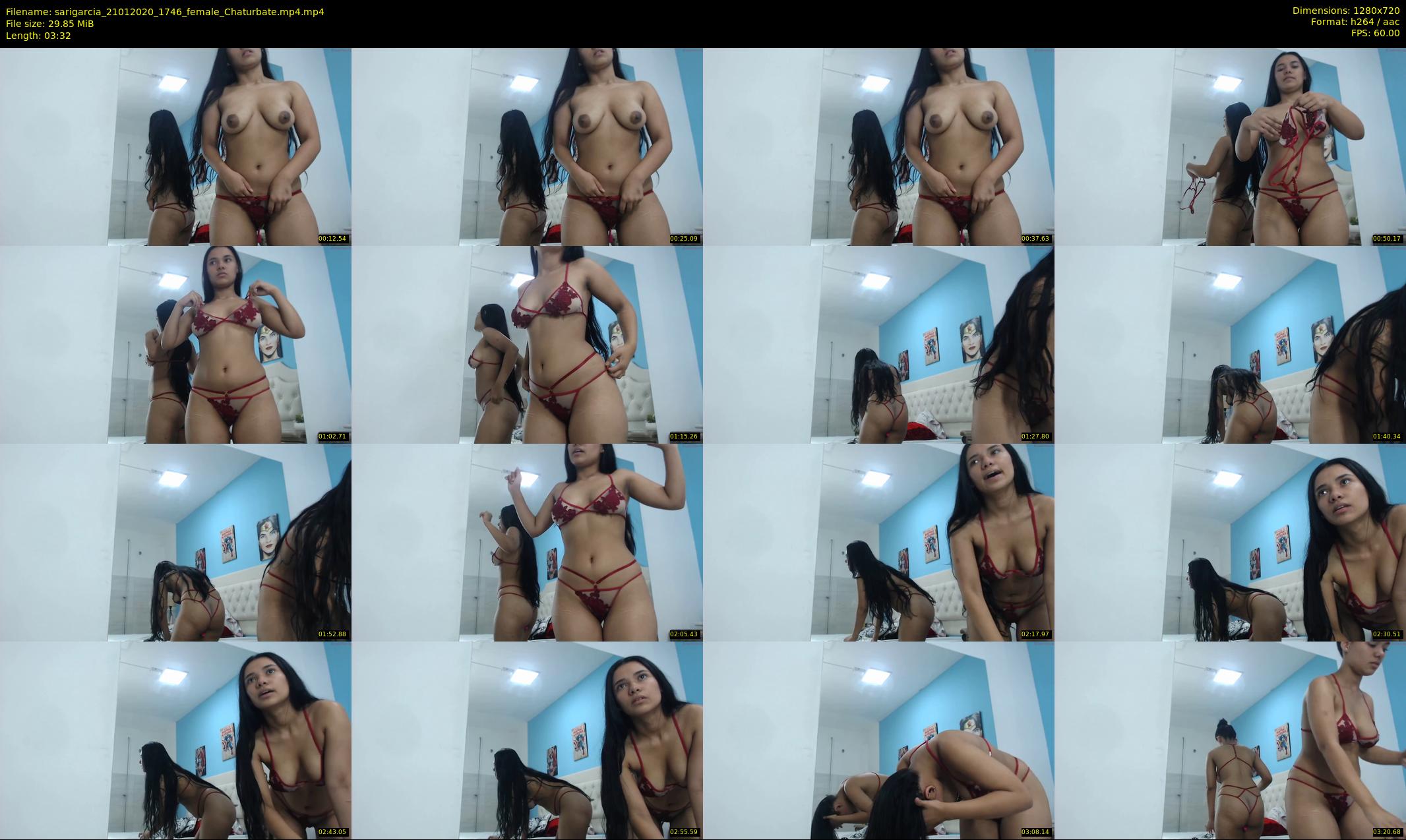 sarigarcia — 4 minute Chaturbate female cam show recording, 720p, Jan 21, 2020
