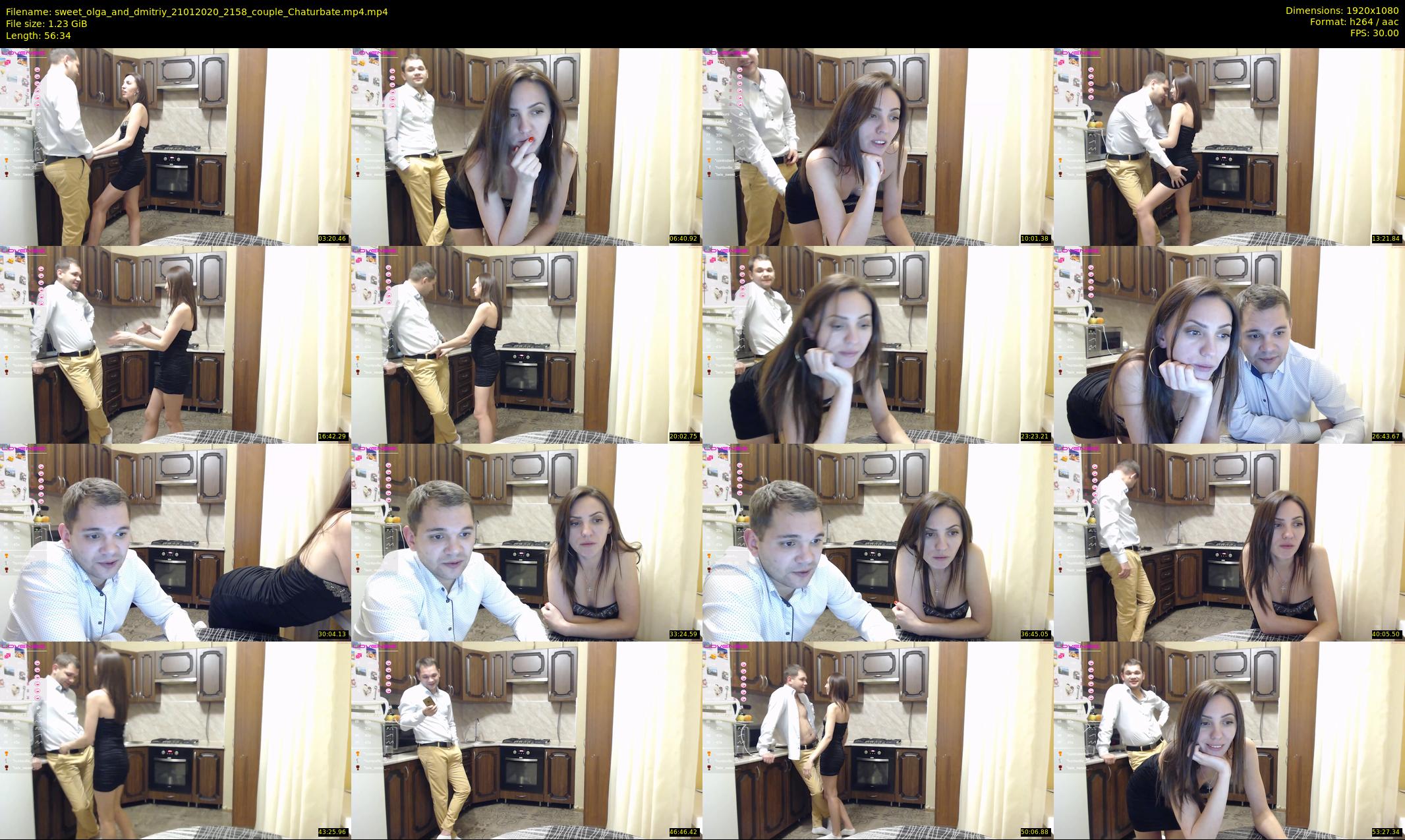 sweet_olga_and_dmitriy — 57 minute Chaturbate couple cam show recording, 1080p, Jan 21, 2020