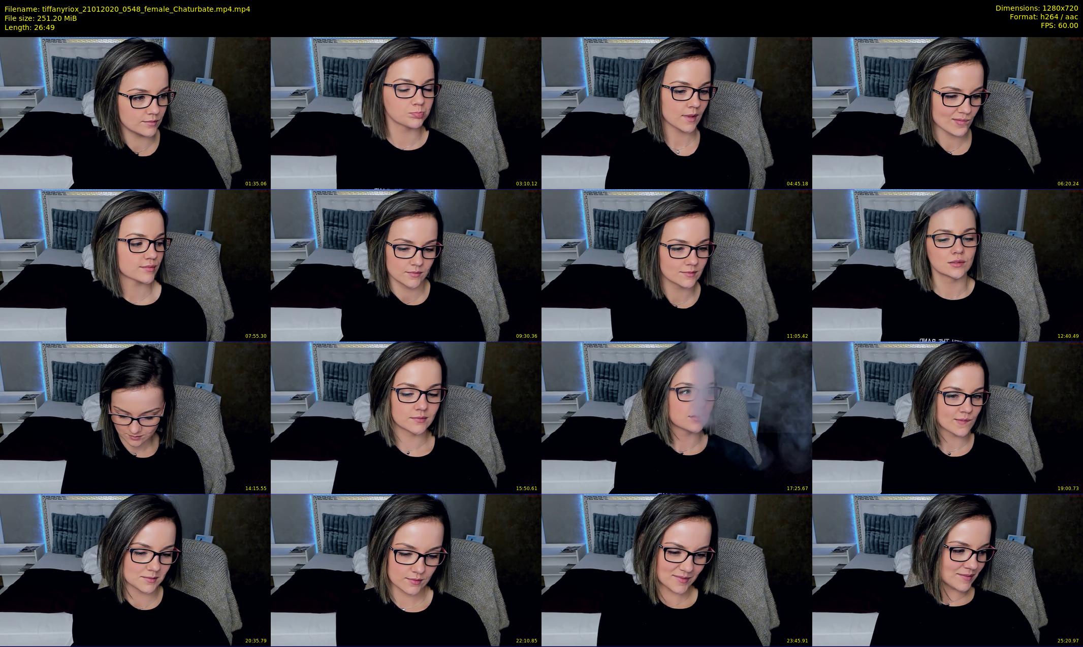 tiffanyriox — 27 minute Chaturbate female cam show recording, 720p, Jan 21, 2020