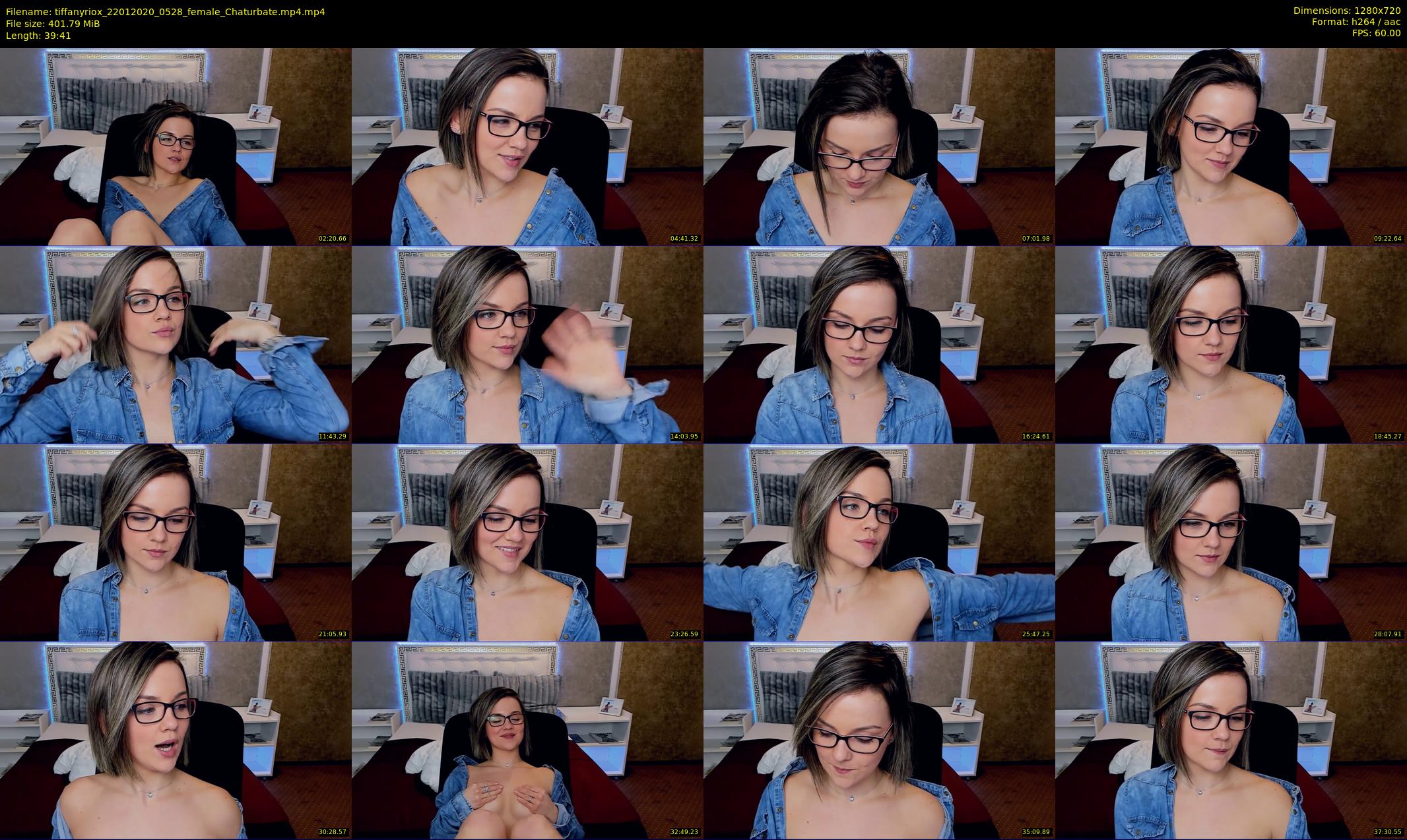 tiffanyriox — 40 minute Chaturbate female cam show recording, 720p, Jan 22, 2020