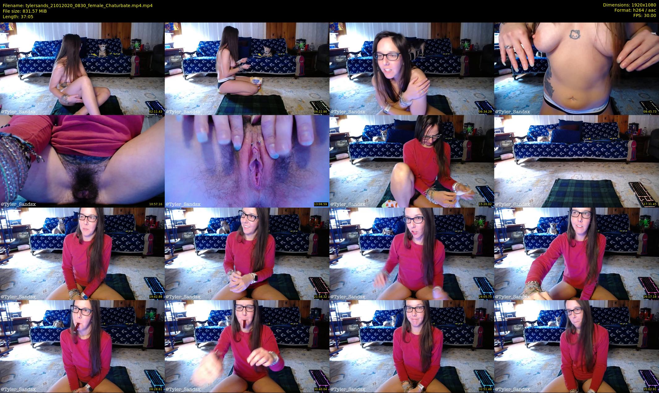 tylersands — 38 minute Chaturbate female cam show recording, 1080p, Jan 21, 2020