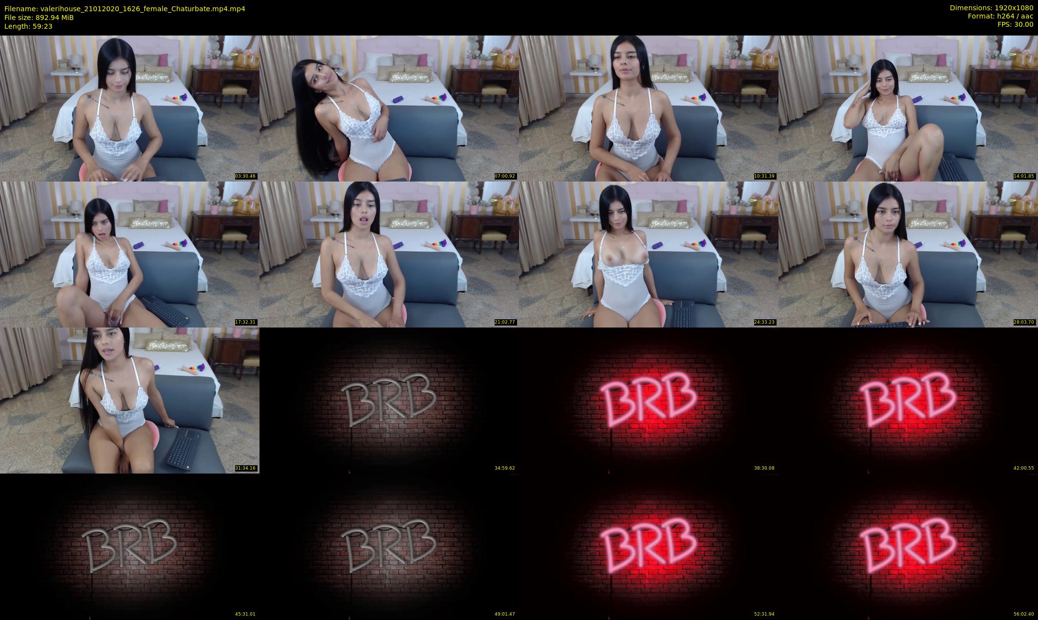 valerihouse — 60 minute Chaturbate female cam show recording, 1080p, Jan 21, 2020