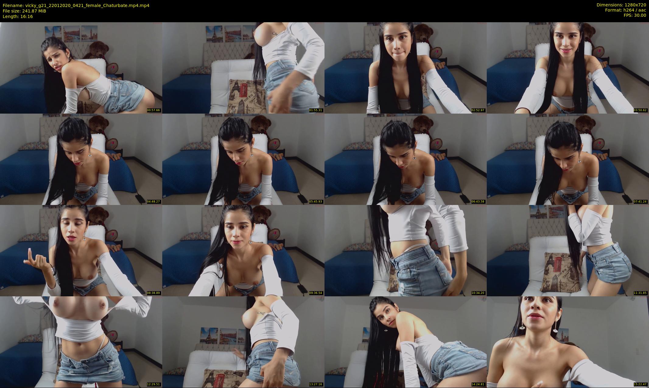 vicky_g21 — 17 minute Chaturbate female cam show recording, 720p, Jan 22, 2020