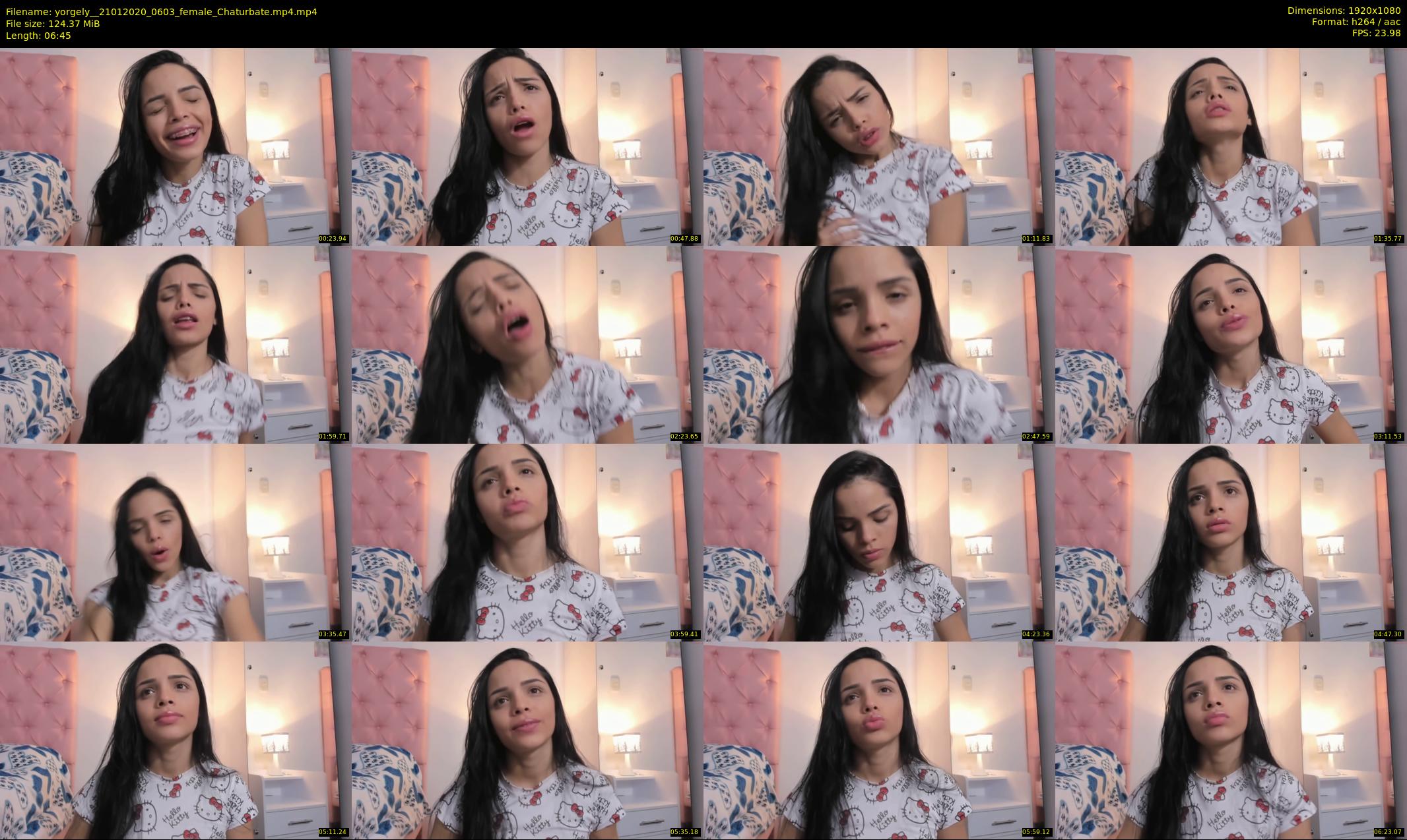 yorgely_ — 7 minute Chaturbate female cam show recording, 1080p, Jan 21, 2020