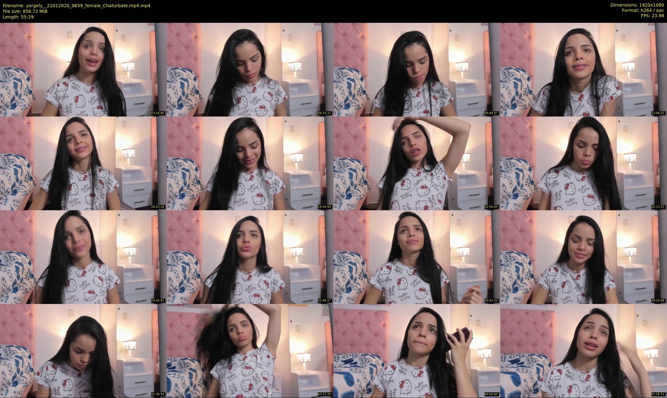 yorgely_ — 56 minute Chaturbate female cam show recording, 1080p, Jan 21, 2020