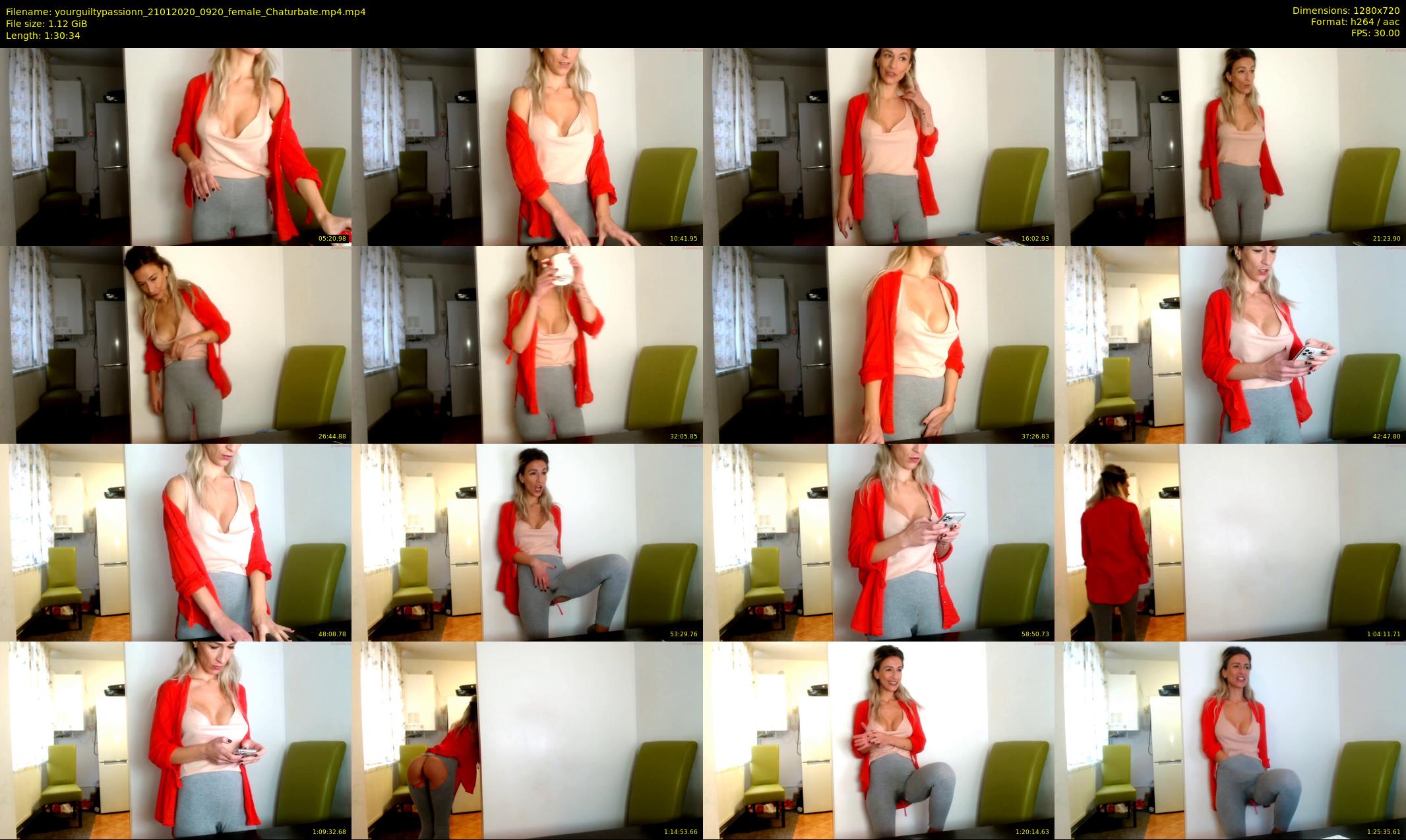yourguiltypassionn — 91 minute Chaturbate female cam show recording, 720p, Jan 21, 2020