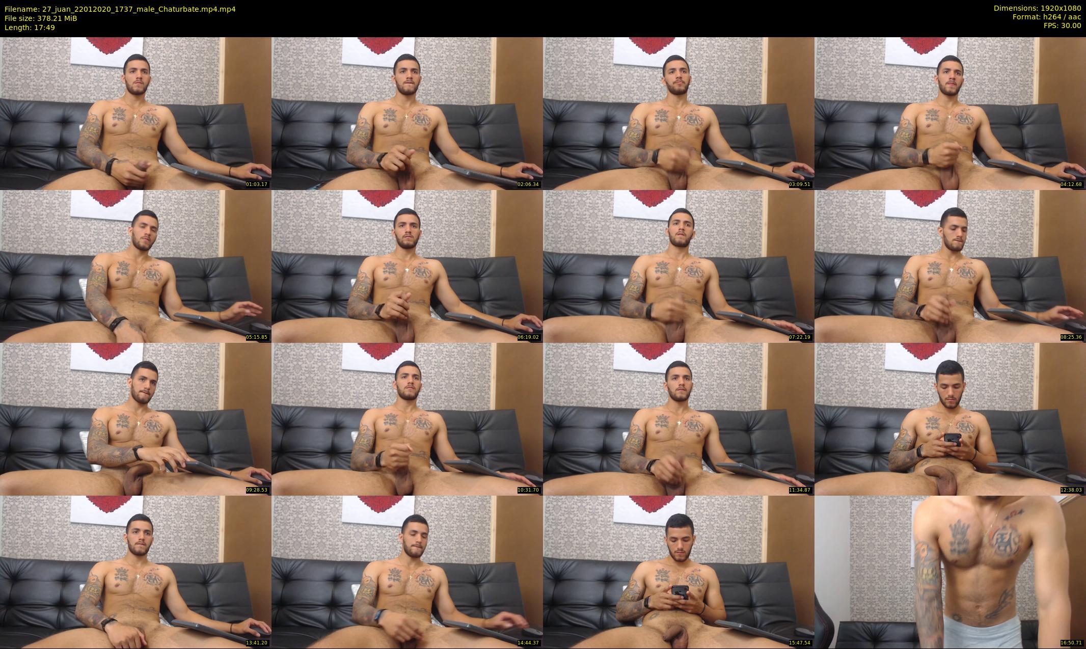 27_juan — 18 minute Chaturbate male cam show recording, 1080p, Jan 22, 2020