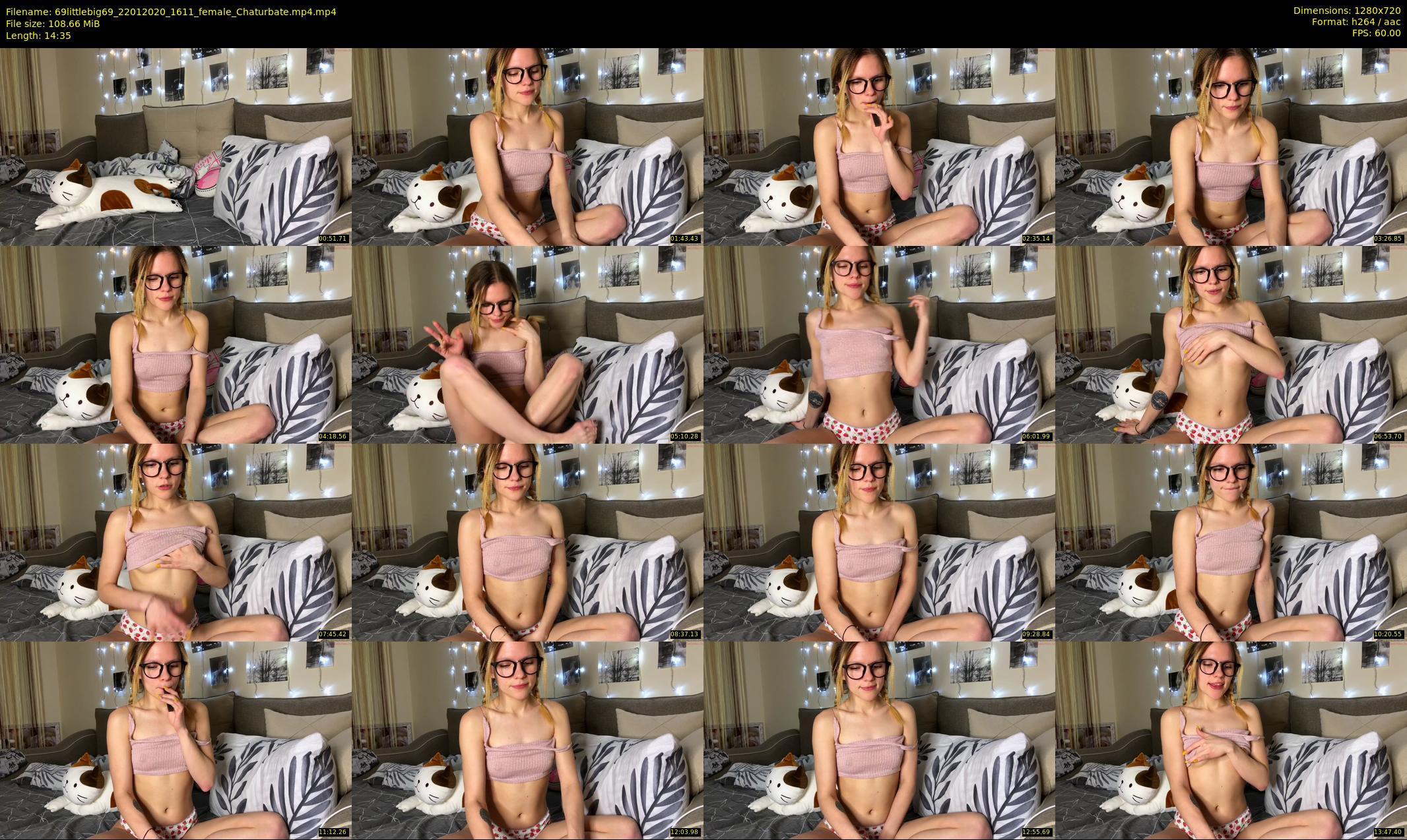 69littlebig69 — 15 minute Chaturbate couple cam show recording, 720p, Jan 22, 2020