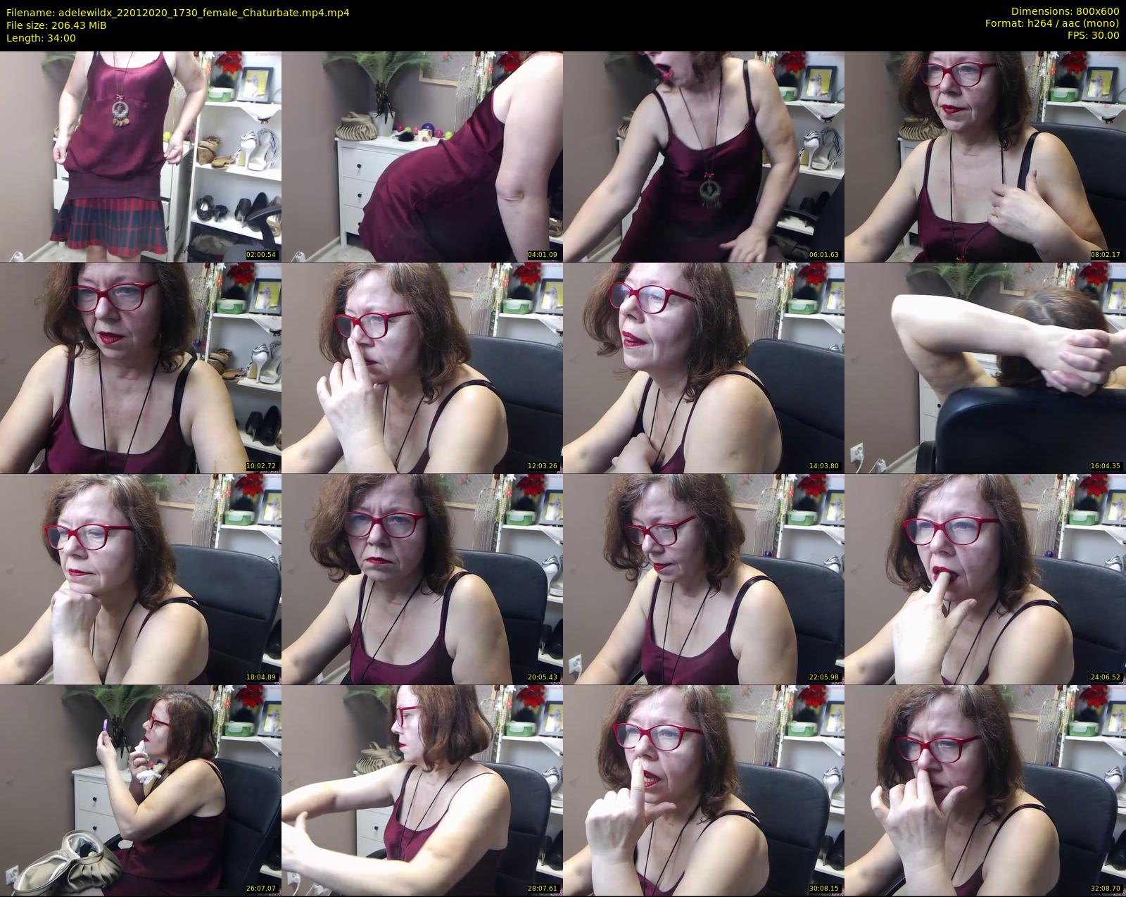 adelewildx — 34 minute Chaturbate female cam show recording, 480p, Jan 22, 2020