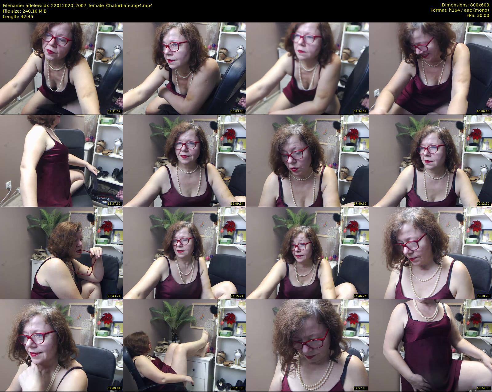 adelewildx — 43 minute Chaturbate female cam show recording, 480p, Jan 22, 2020