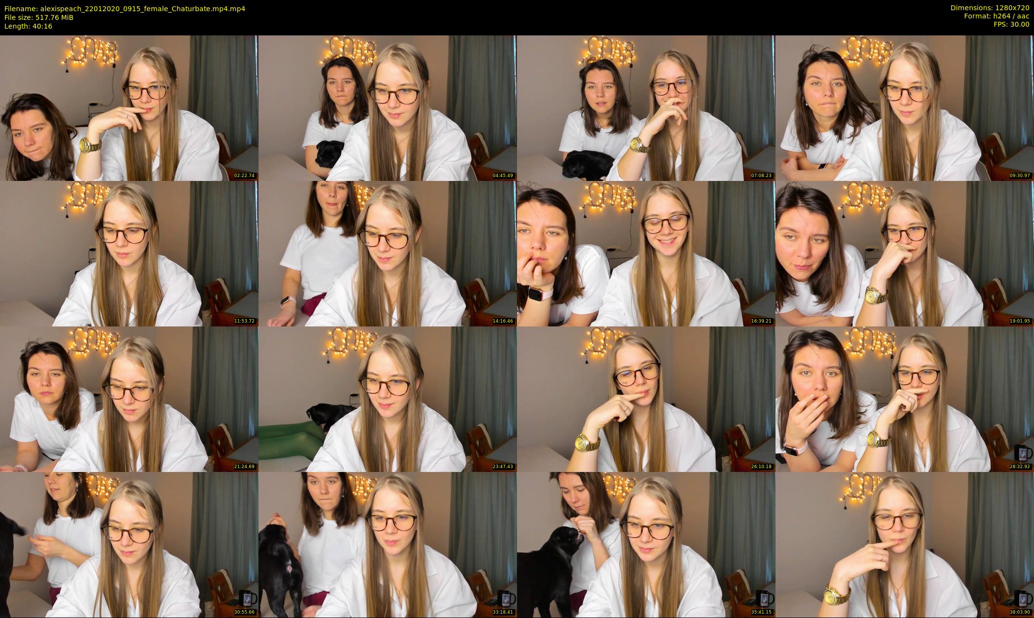 alexispeach — 41 minute Chaturbate female cam show recording, 720p, Jan 22, 2020