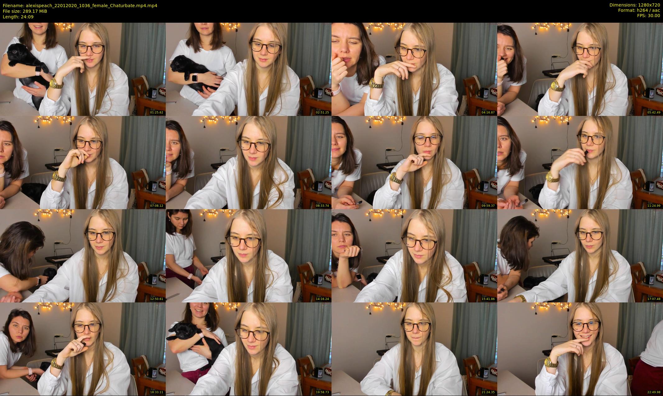 alexispeach — 25 minute Chaturbate female cam show recording, 720p, Jan 22, 2020