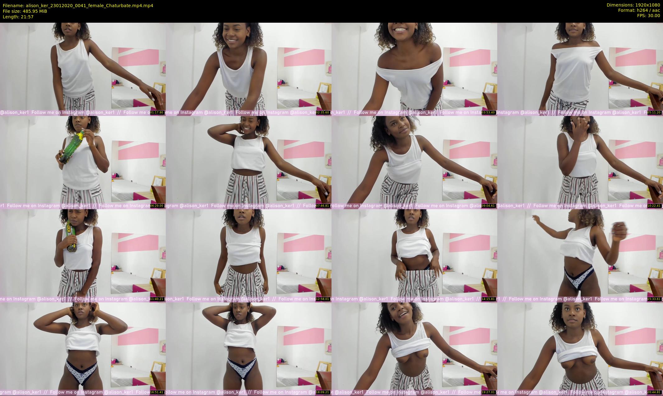 alison_ker — 22 minute Chaturbate female cam show recording, 1080p, Jan 23, 2020