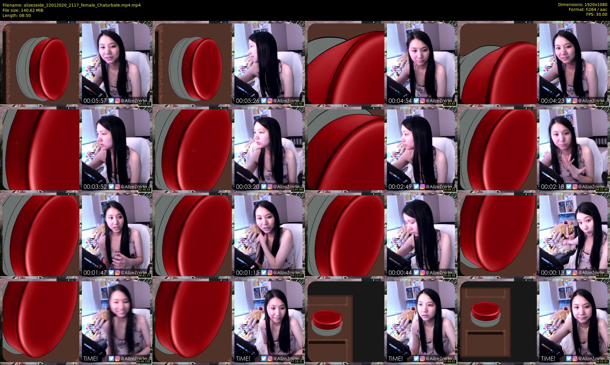 alizezaide — 9 minute Chaturbate female cam show recording, 1080p, Jan 22, 2020