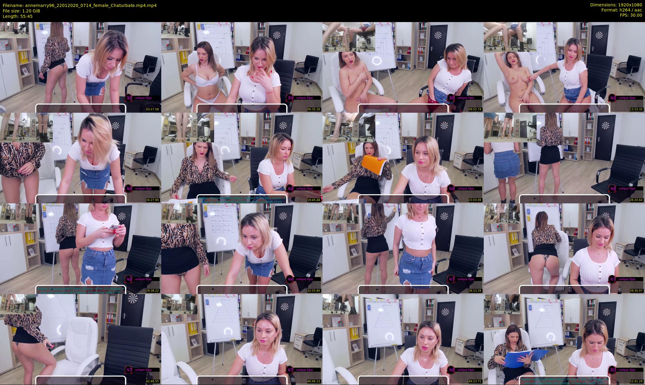 annemarry96 — 56 minute Chaturbate female cam show recording, 1080p, Jan 22, 2020