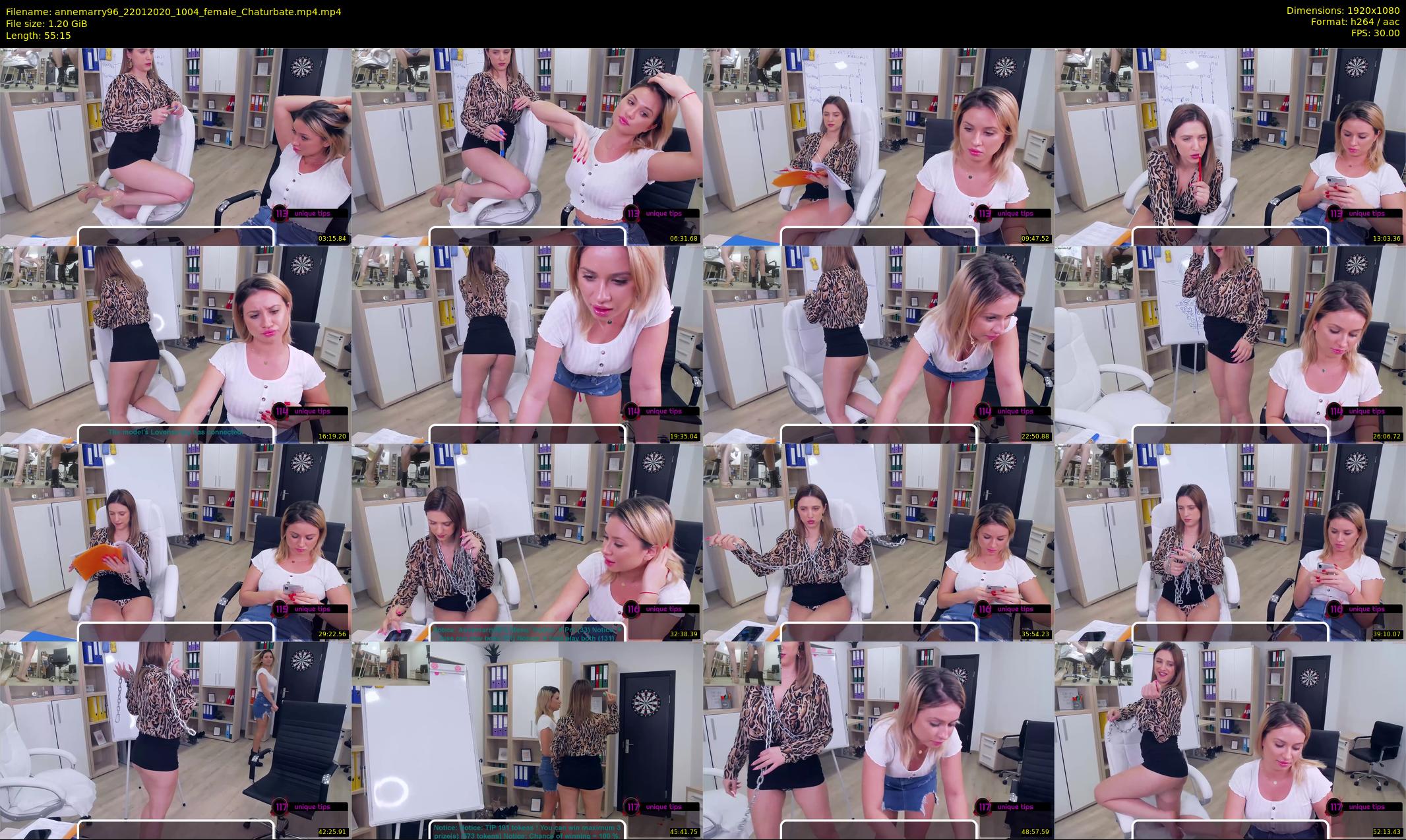 annemarry96 — 56 minute Chaturbate female cam show recording, 1080p, Jan 22, 2020