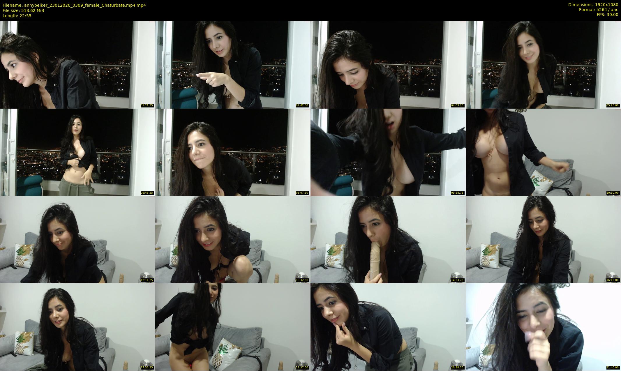 annybeiker — 23 minute Chaturbate female cam show recording, 1080p, Jan 23, 2020