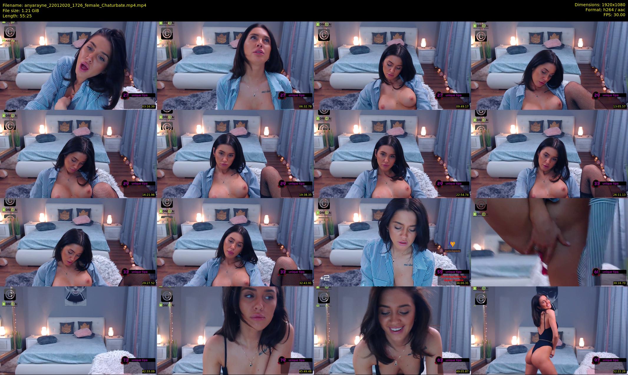 anyarayne — 56 minute Chaturbate female cam show recording, 1080p, Jan 22, 2020