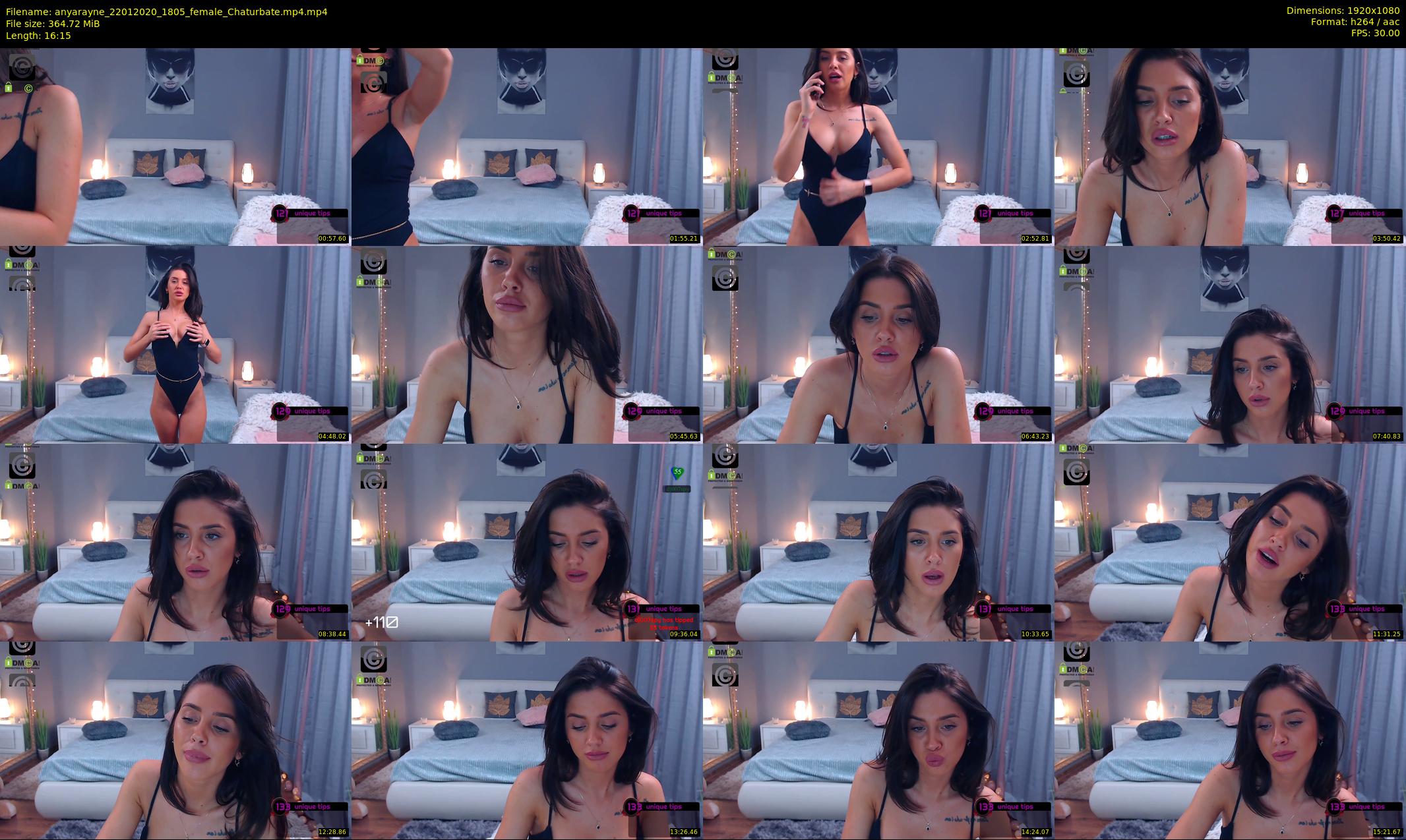 anyarayne — 17 minute Chaturbate female cam show recording, 1080p, Jan 22, 2020