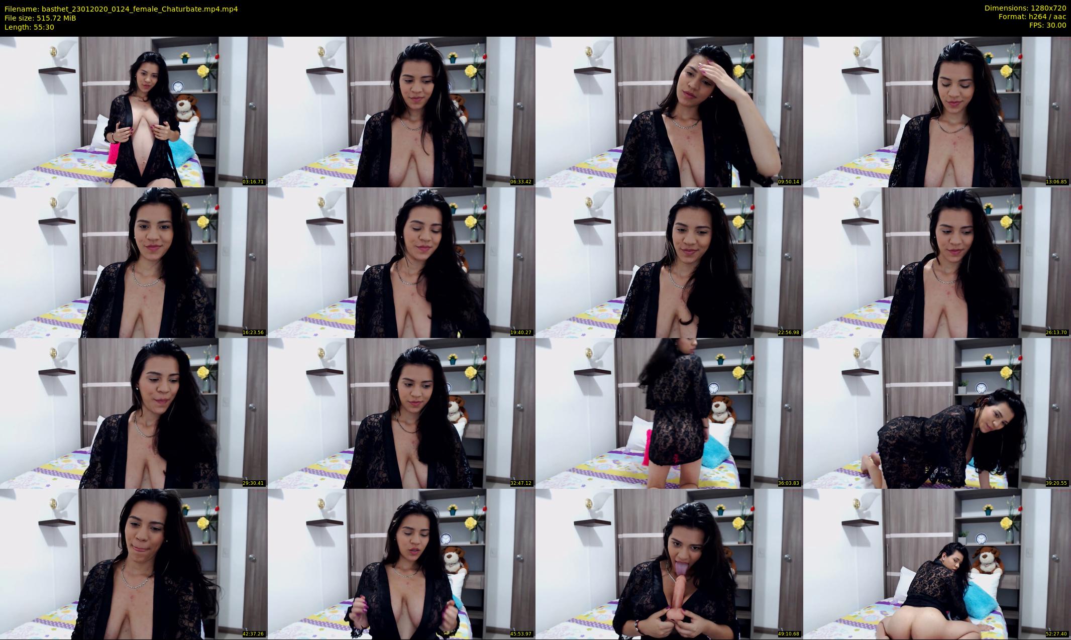 basthet — 56 minute Chaturbate female cam show recording, 720p, Jan 23, 2020