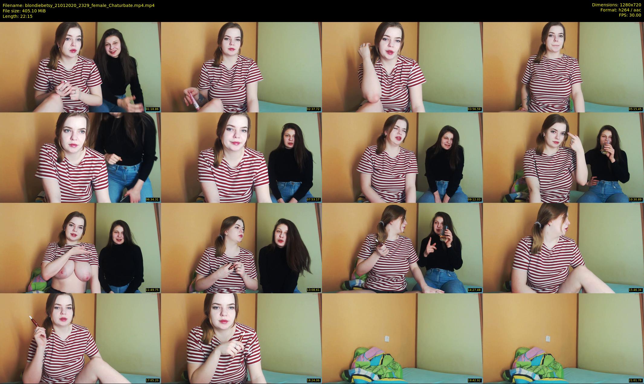 blondiebetsy — 23 minute Chaturbate female cam show recording, 720p, Jan 21, 2020