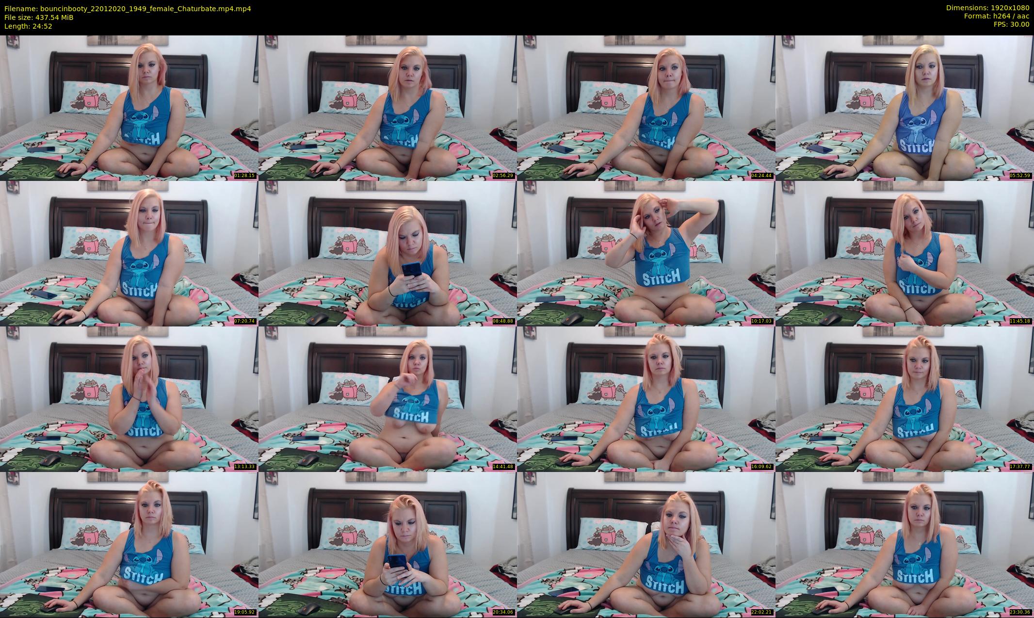 bouncinbooty — 25 minute Chaturbate female cam show recording, 1080p, Jan 22, 2020