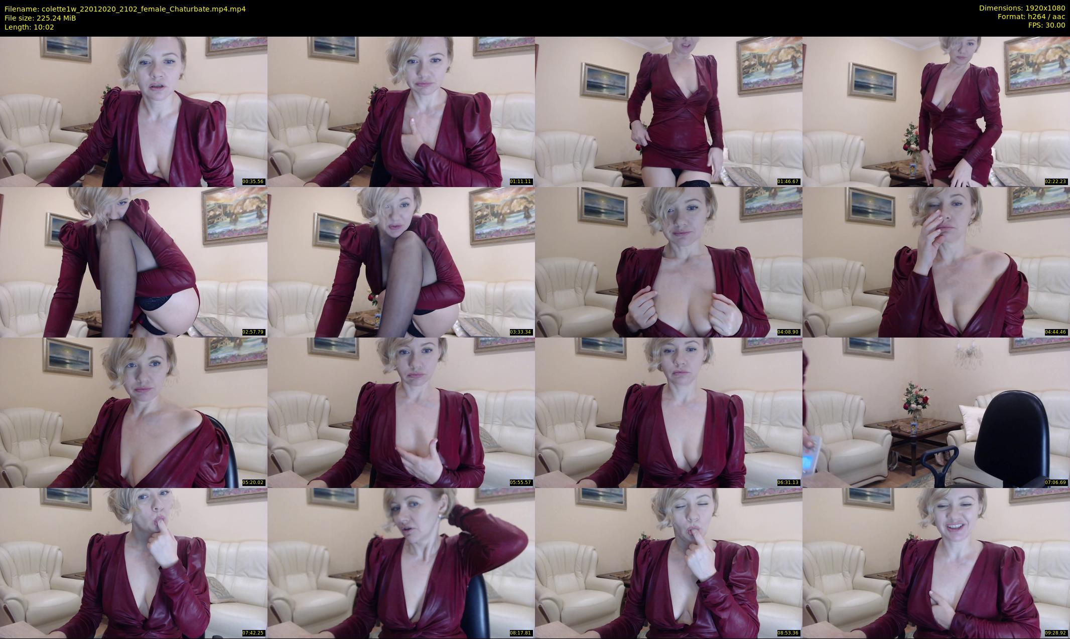 colette1w — 11 minute Chaturbate female cam show recording, 1080p, Jan 22, 2020