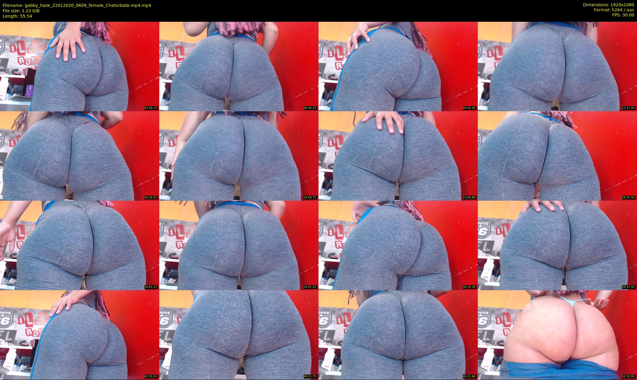 gabby_haze — 56 minute Chaturbate female cam show recording, 1080p, Jan 22, 2020