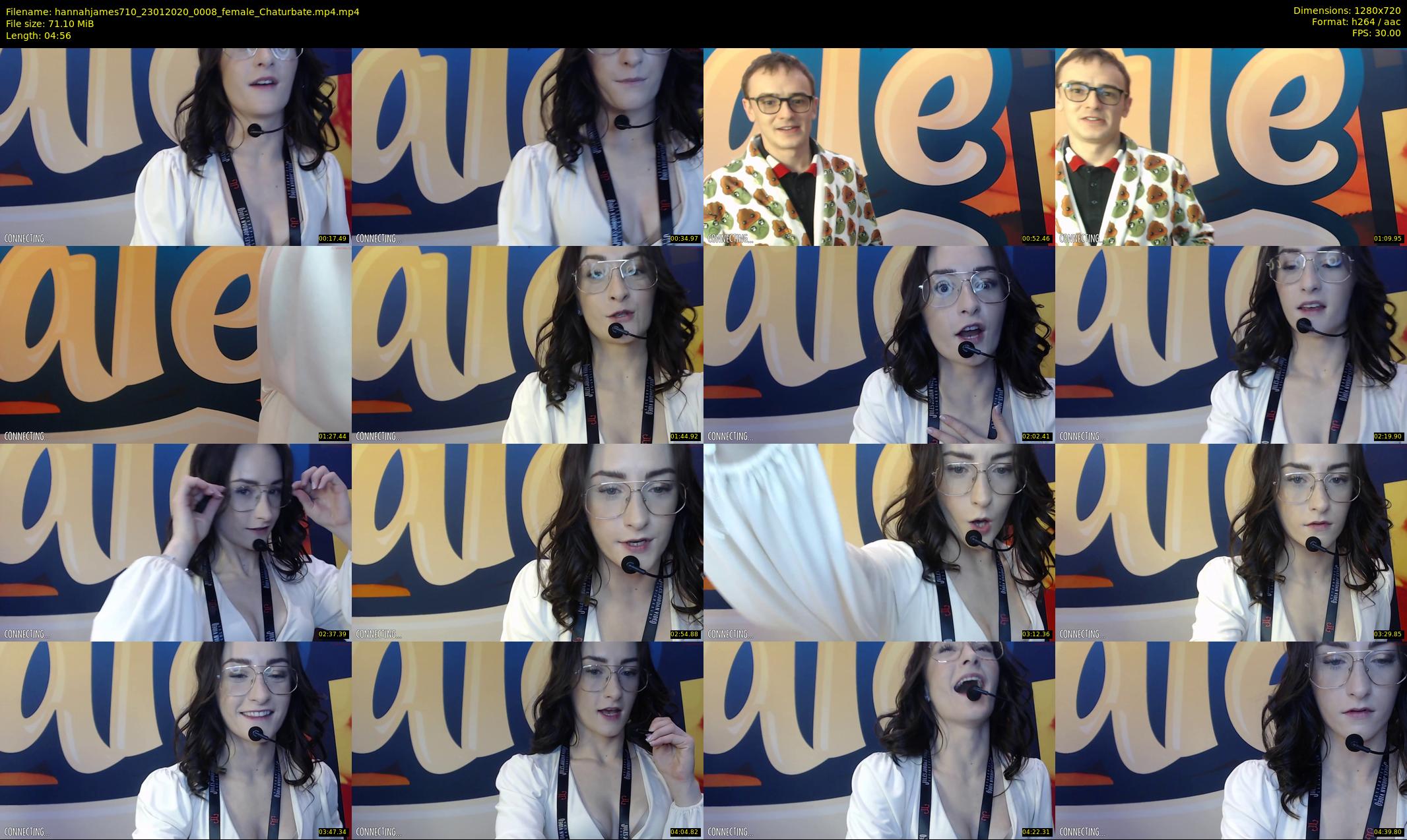hannahjames710 — 5 minute Chaturbate female cam show recording, 720p, Jan 23, 2020
