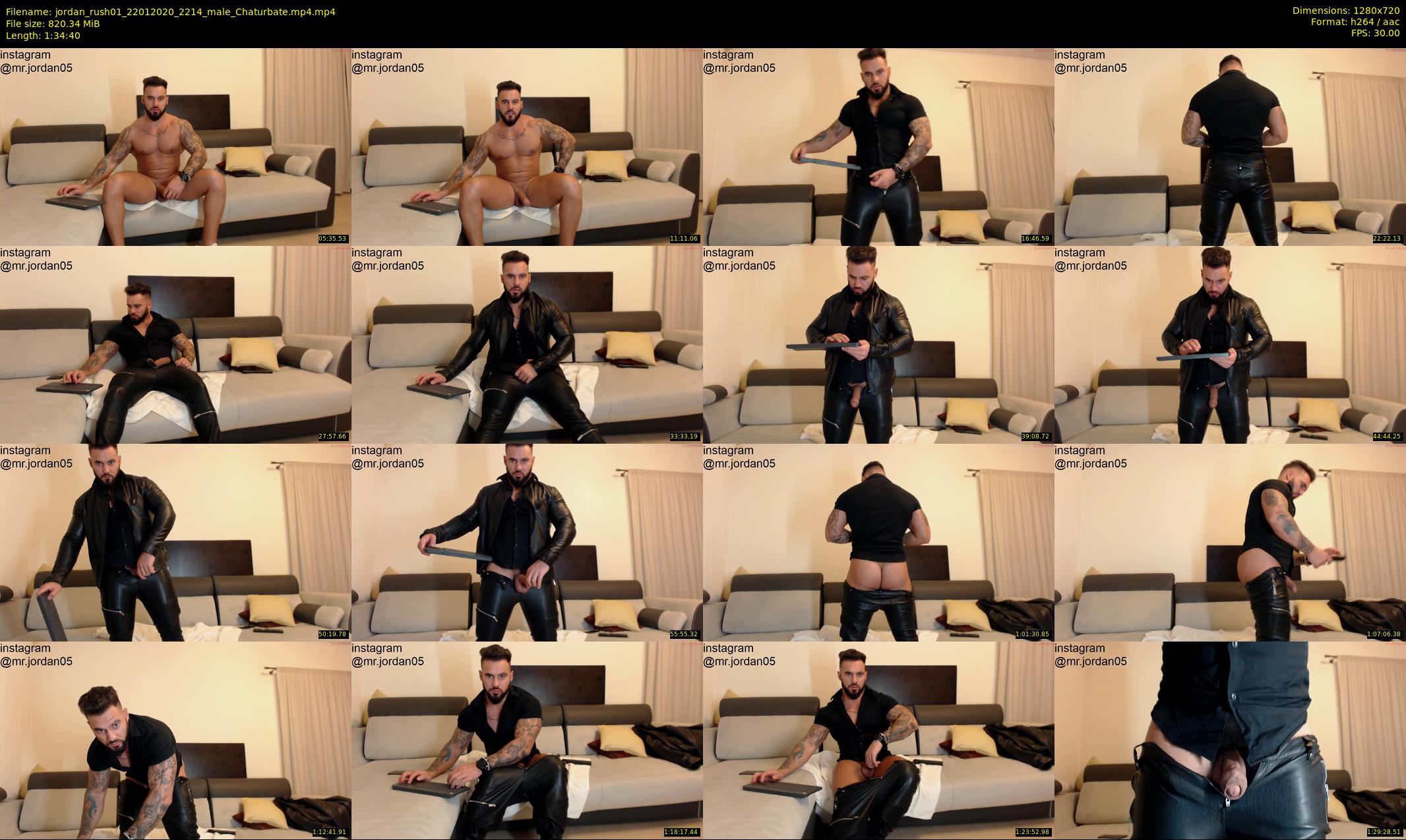 jordan_rush01 — 95 minute Chaturbate male cam show recording, 720p, Jan 22, 2020