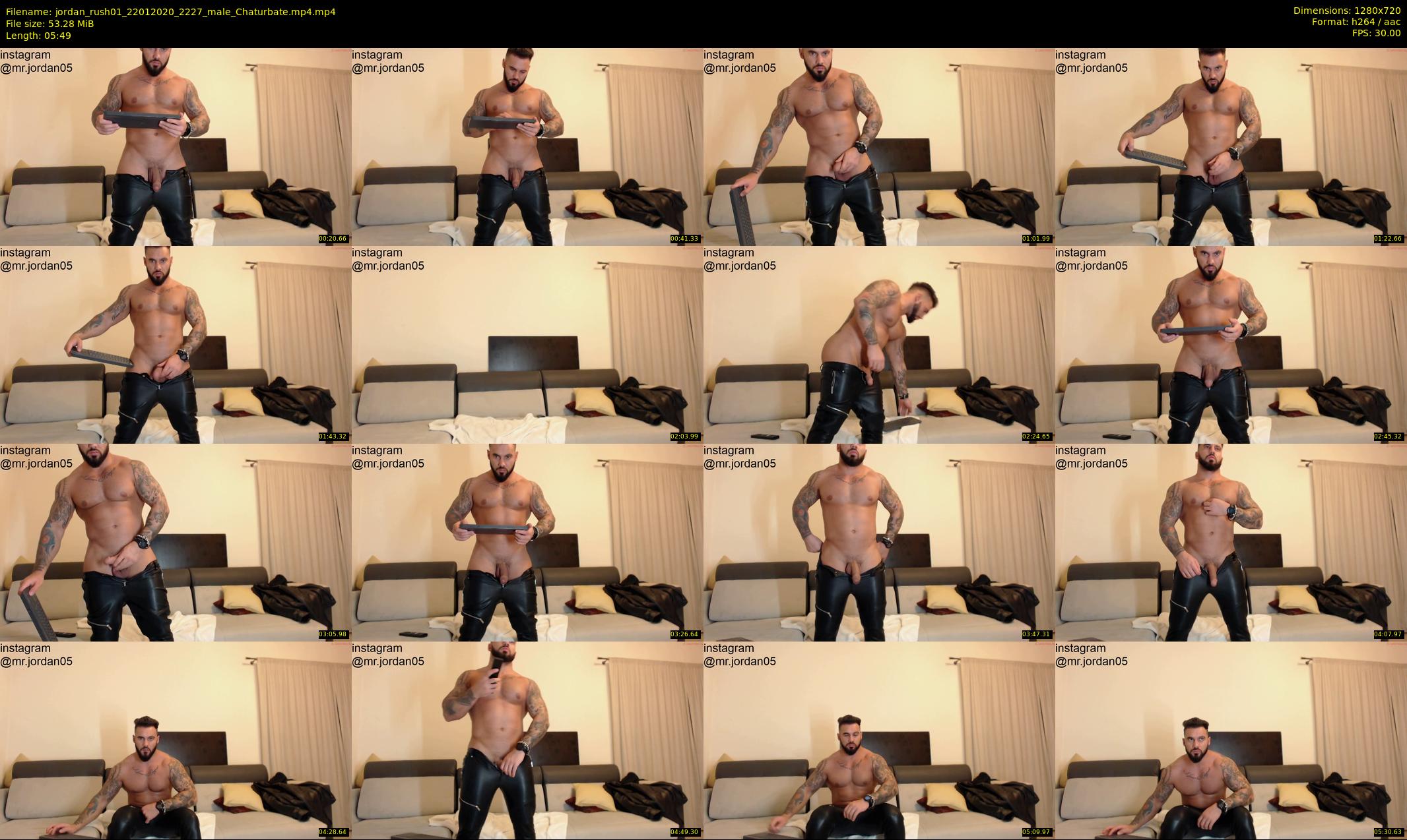 jordan_rush01 — 6 minute Chaturbate male cam show recording, 720p, Jan 22, 2020