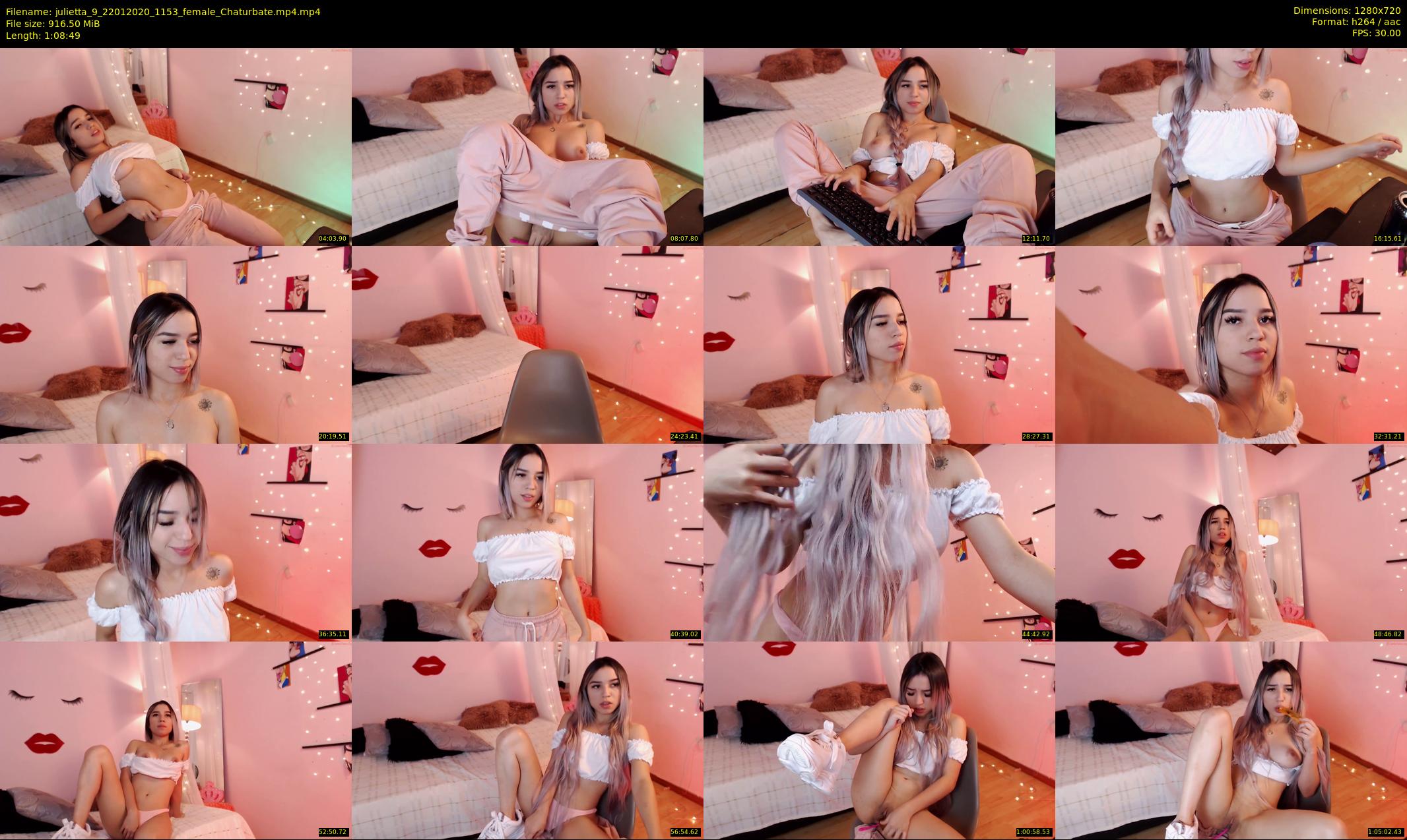 julietta_9 — 69 minute Chaturbate female cam show recording, 720p, Jan 22, 2020