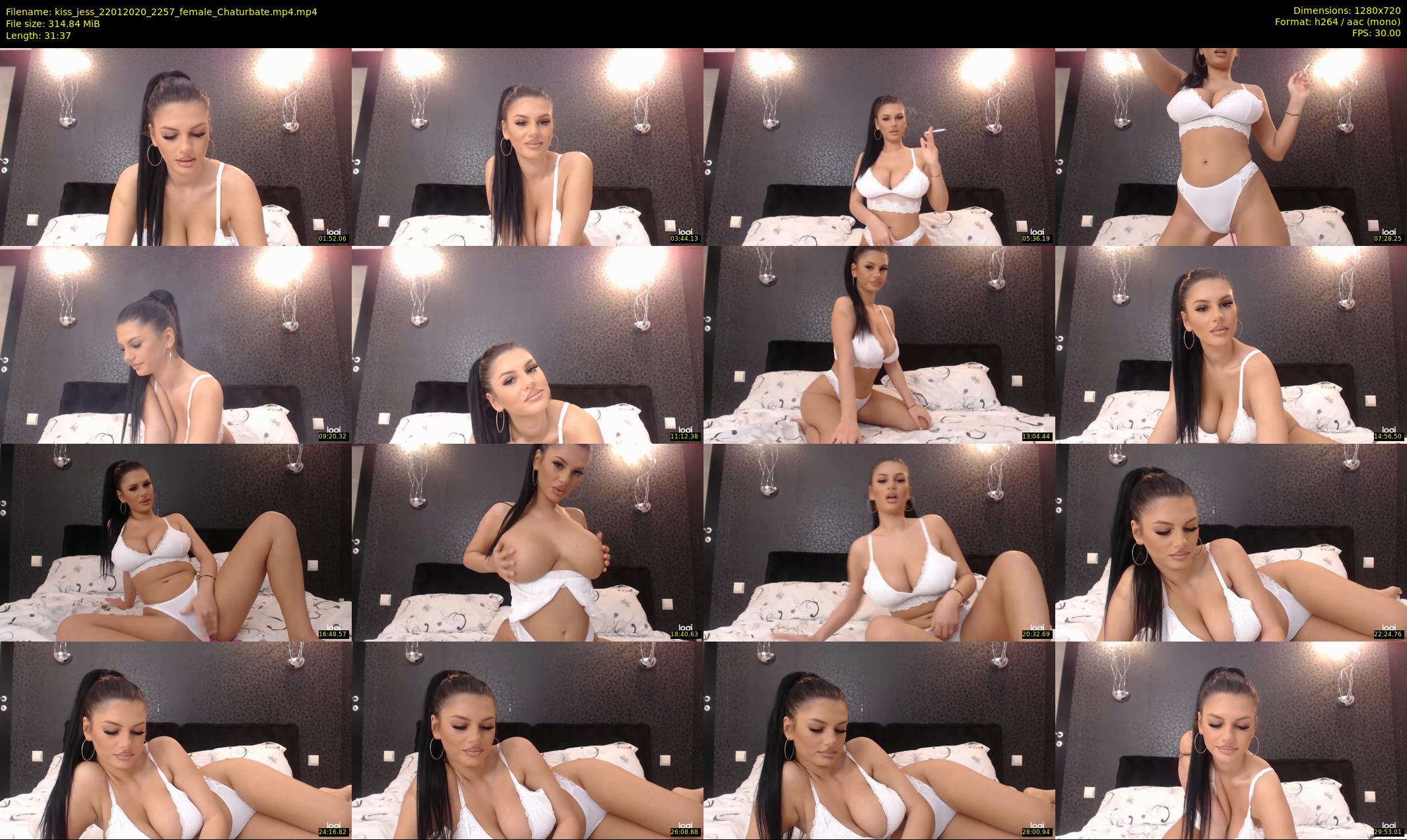kiss_jess — 32 minute Chaturbate female cam show recording, 720p, Jan 22, 2020
