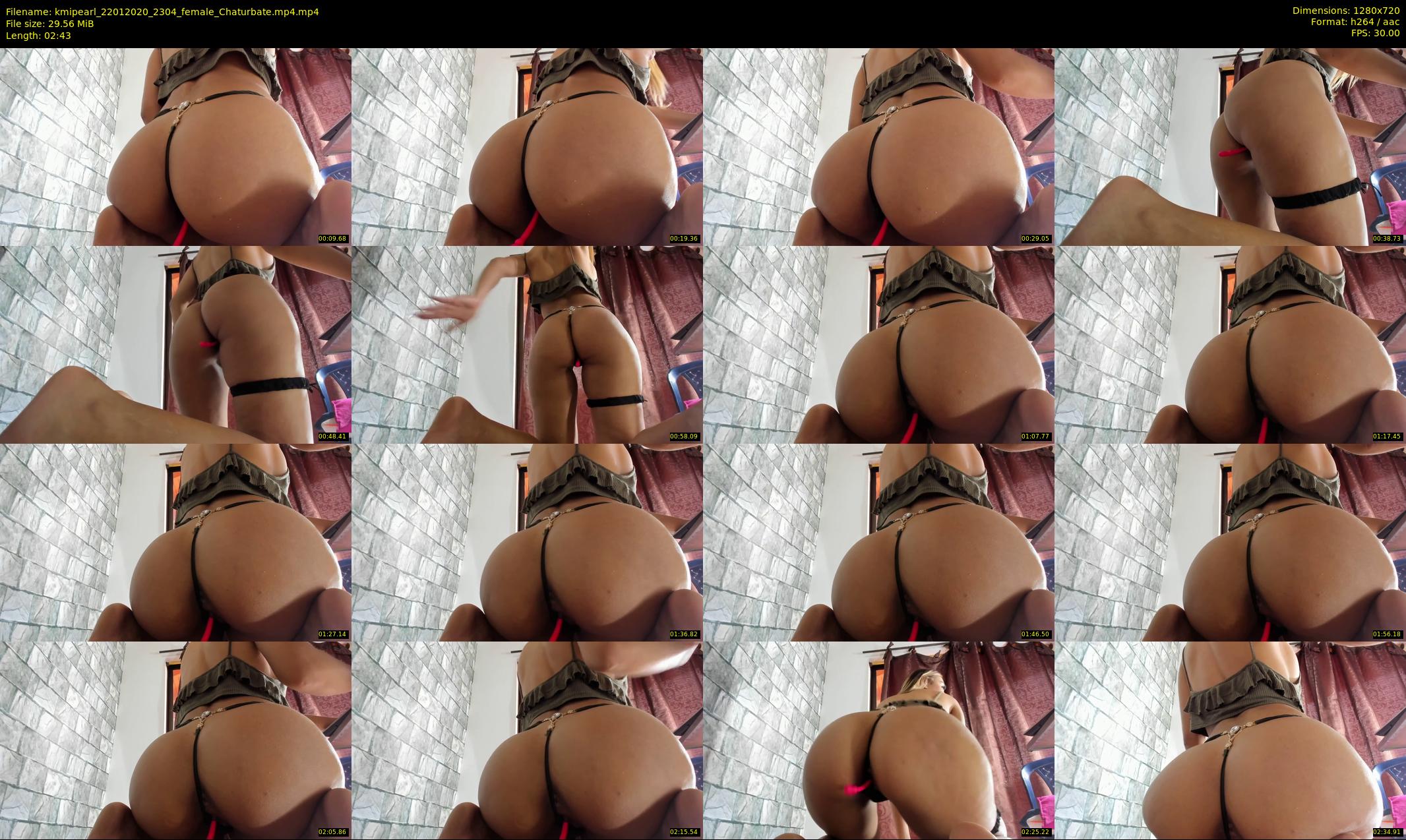 kmipearl — 3 minute Chaturbate female cam show recording, 720p, Jan 22, 2020