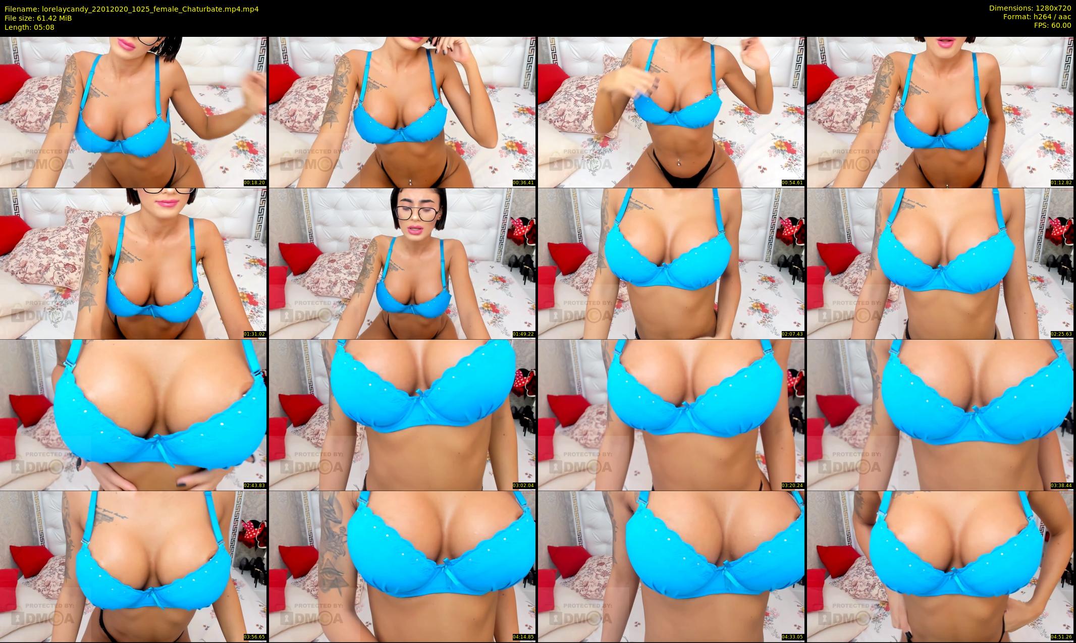 lorelaycandy — 6 minute Chaturbate female cam show recording, 720p, Jan 22, 2020
