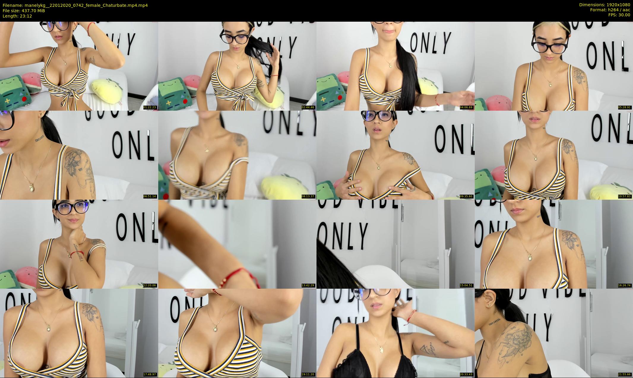 manelykg_ — 24 minute Chaturbate female cam show recording, 1080p, Jan 22, 2020
