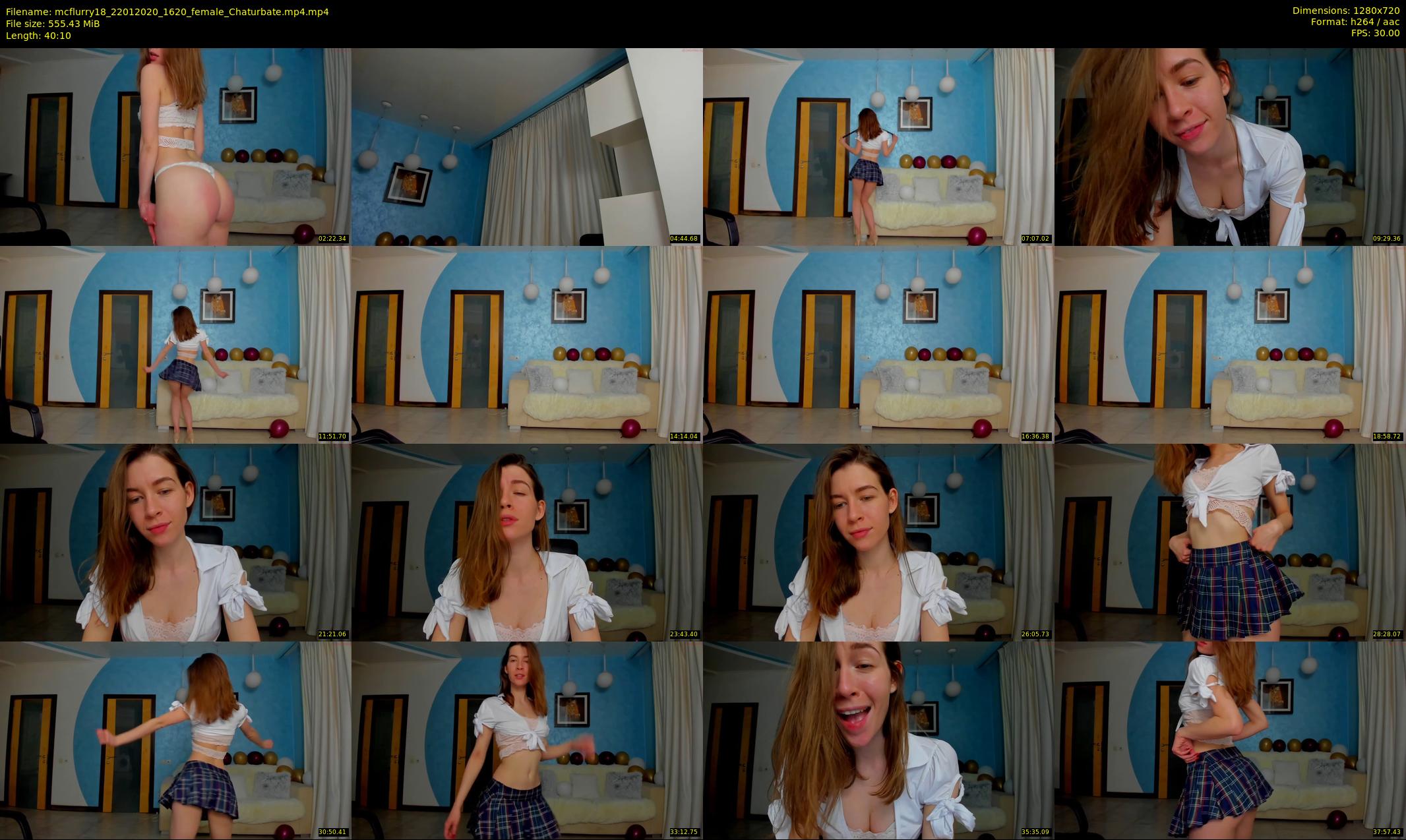 mcflurry18 — 41 minute Chaturbate female cam show recording, 720p, Jan 22, 2020
