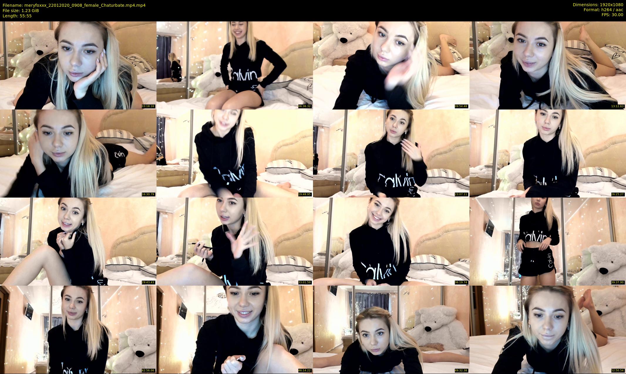 meryfoxxx — 56 minute Chaturbate female cam show recording, 1080p, Jan 22, 2020