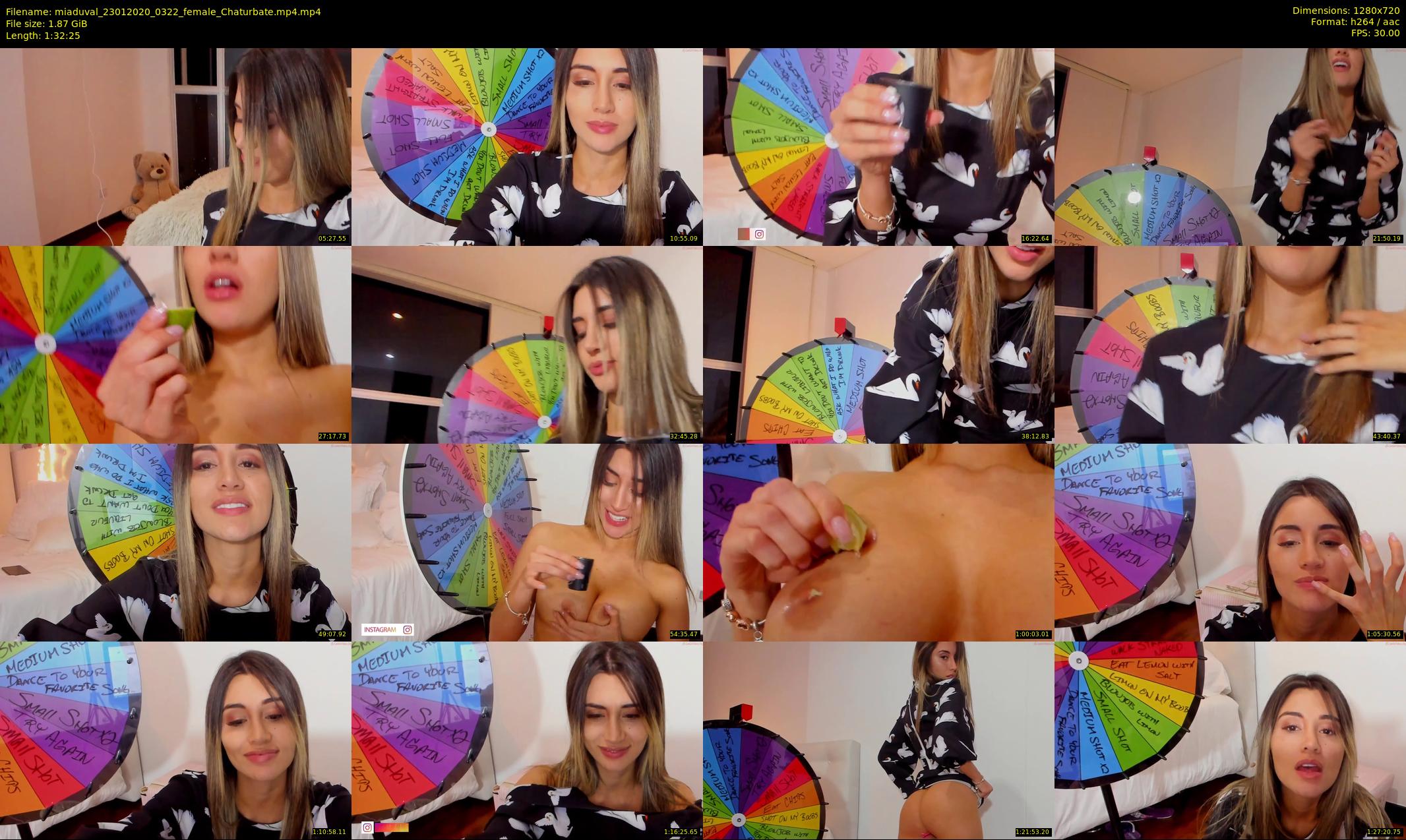 miaduval — 93 minute Chaturbate female cam show recording, 720p, Jan 23, 2020
