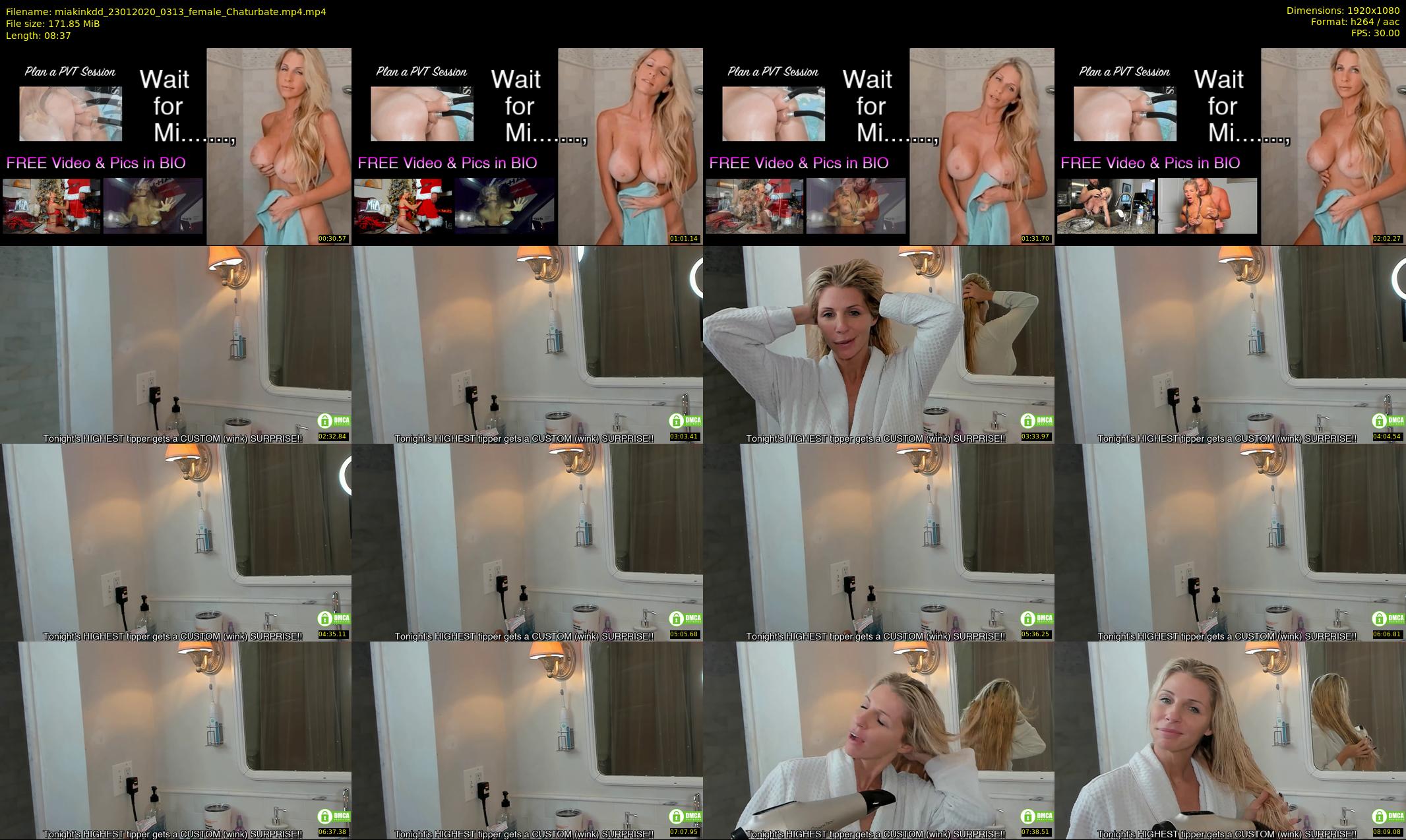 miakinkdd — 9 minute Chaturbate female cam show recording, 1080p, Jan 23, 2020
