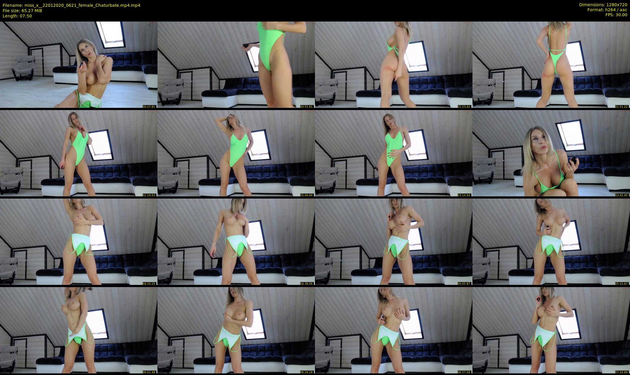miss_x_ — 8 minute Chaturbate female cam show recording, 720p, Jan 22, 2020