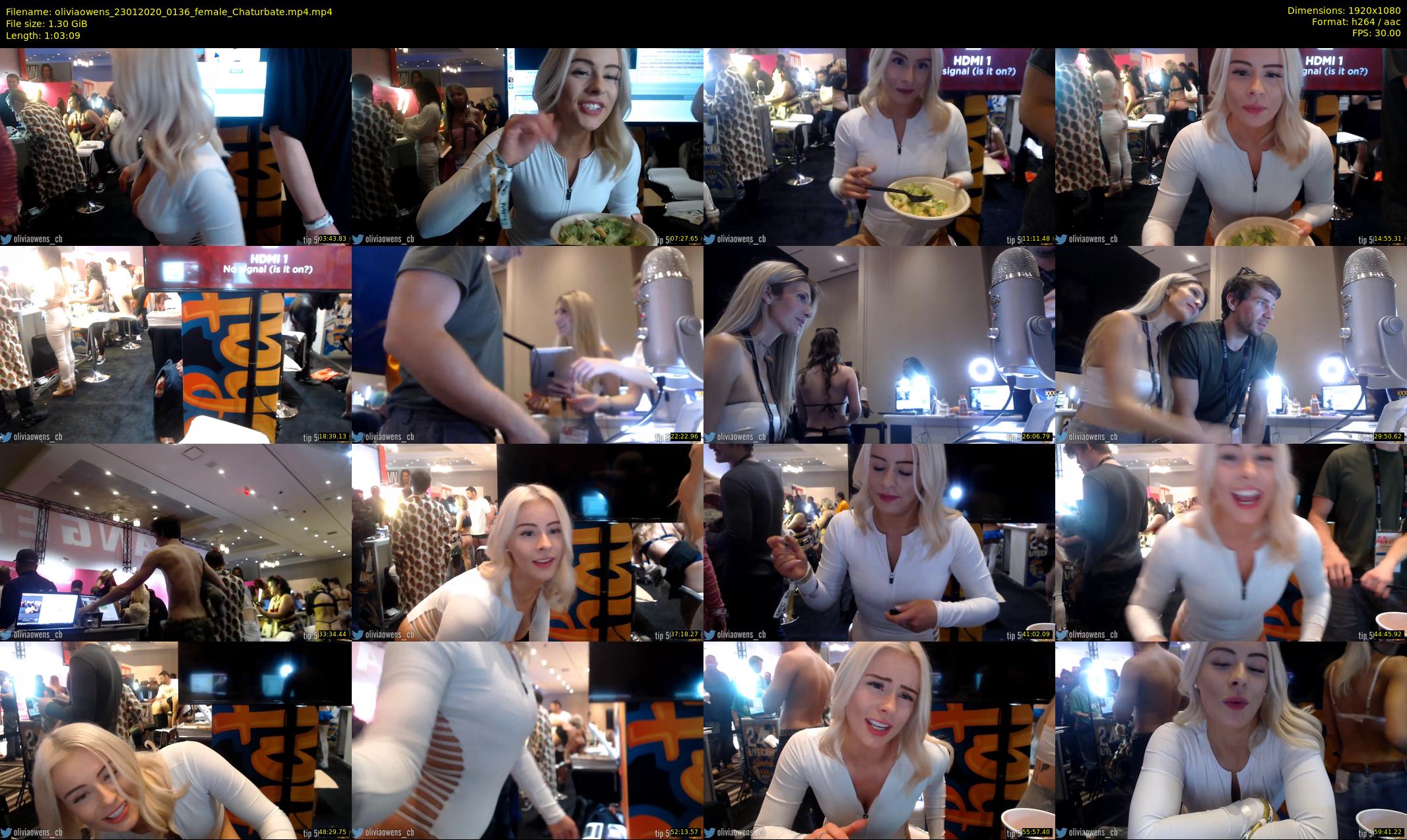 oliviaowens — 64 minute Chaturbate female cam show recording, 1080p, Jan 23, 2020