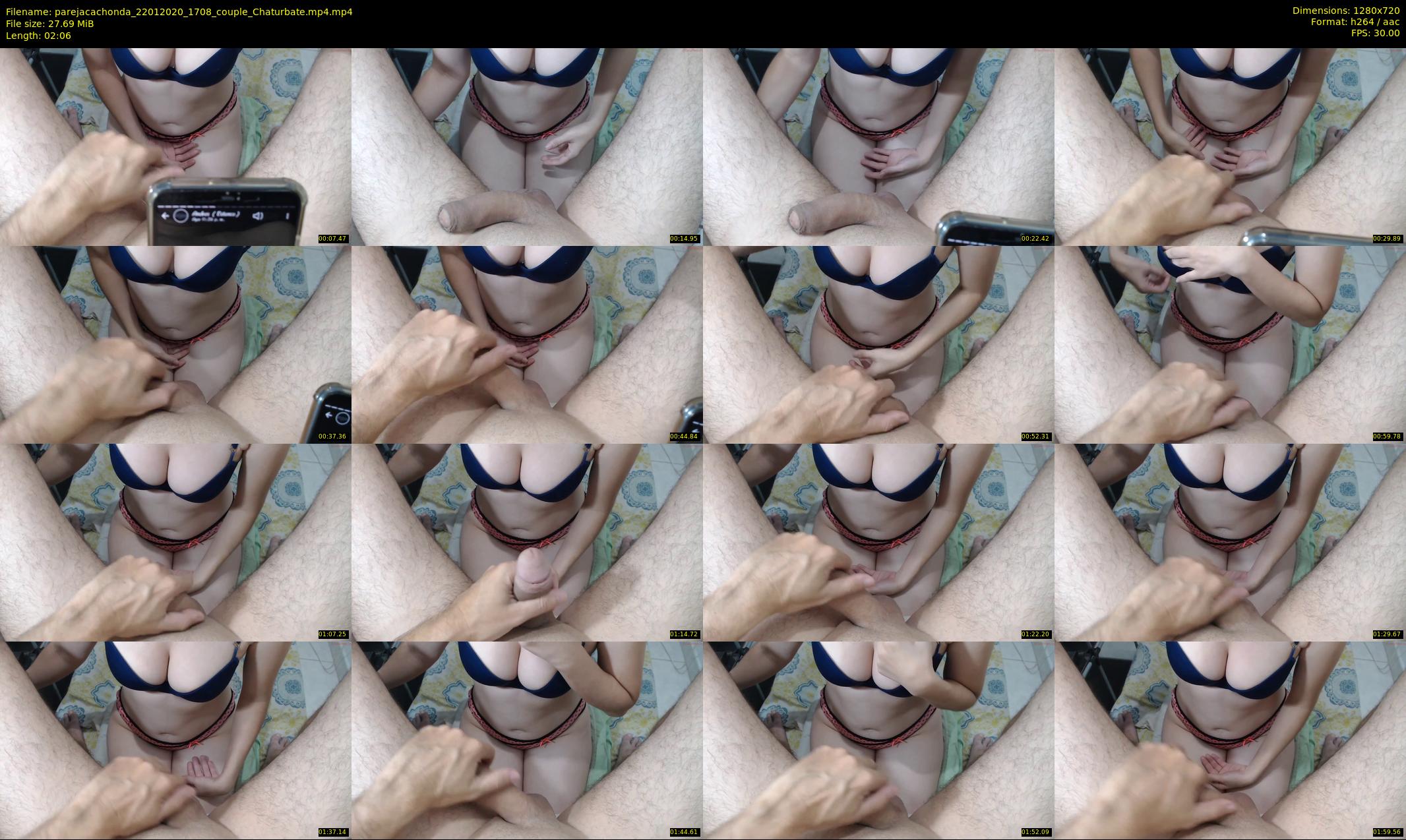 parejacachonda — 3 minute Chaturbate couple cam show recording, 720p, Jan 22, 2020