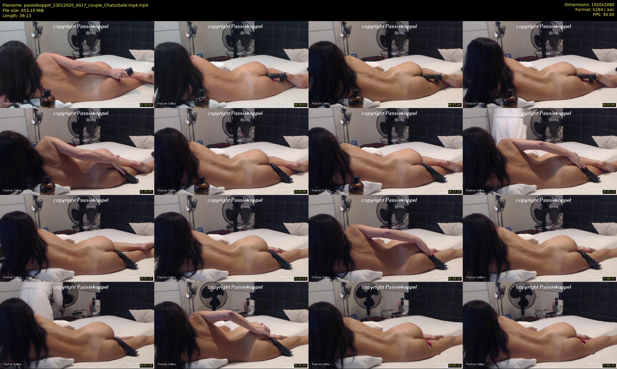 passiekoppel — 40 minute Chaturbate couple cam show recording, 1080p, Jan 23, 2020