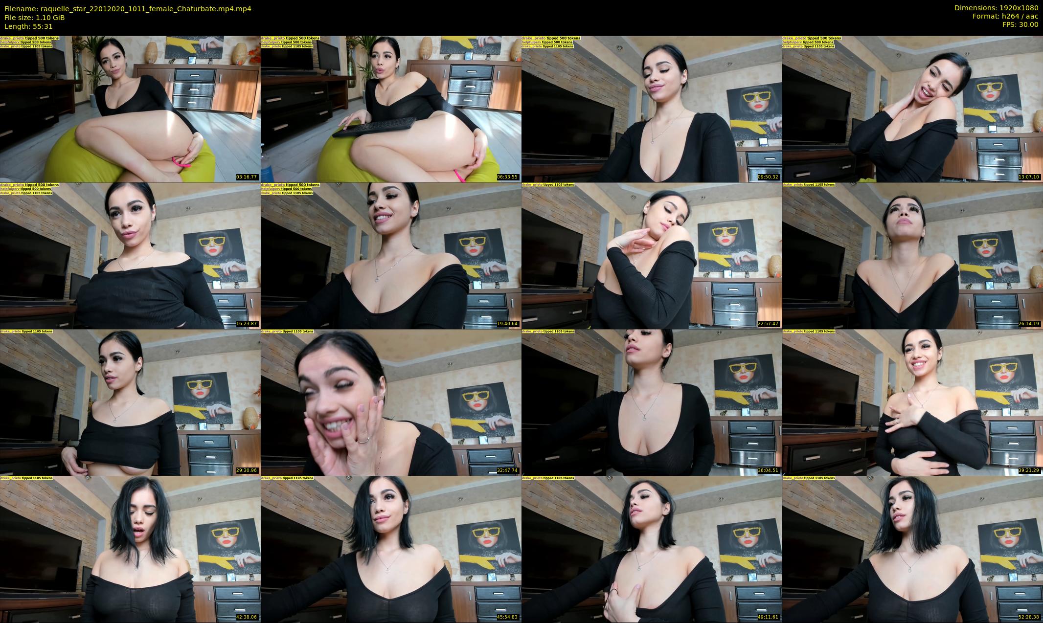 raquelle_star — 56 minute Chaturbate couple cam show recording, 1080p, Jan 22, 2020