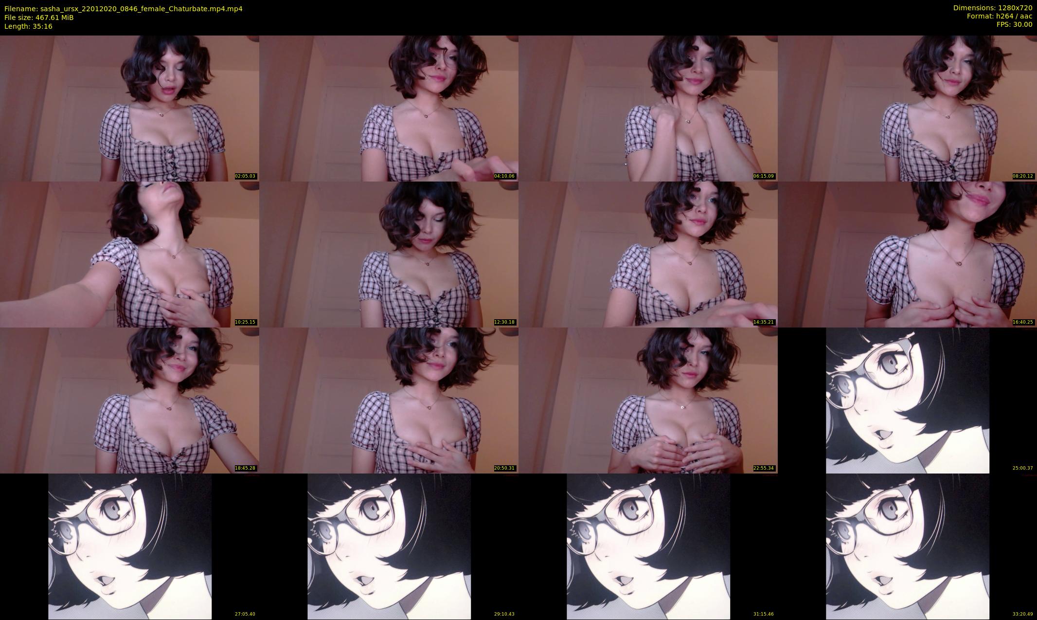 sasha_ursx — 36 minute Chaturbate female cam show recording, 720p, Jan 22, 2020
