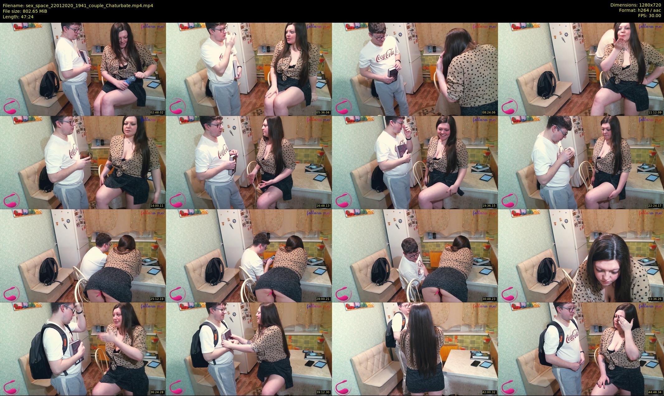 sex_space — 48 minute Chaturbate couple cam show recording, 720p, Jan 22, 2020