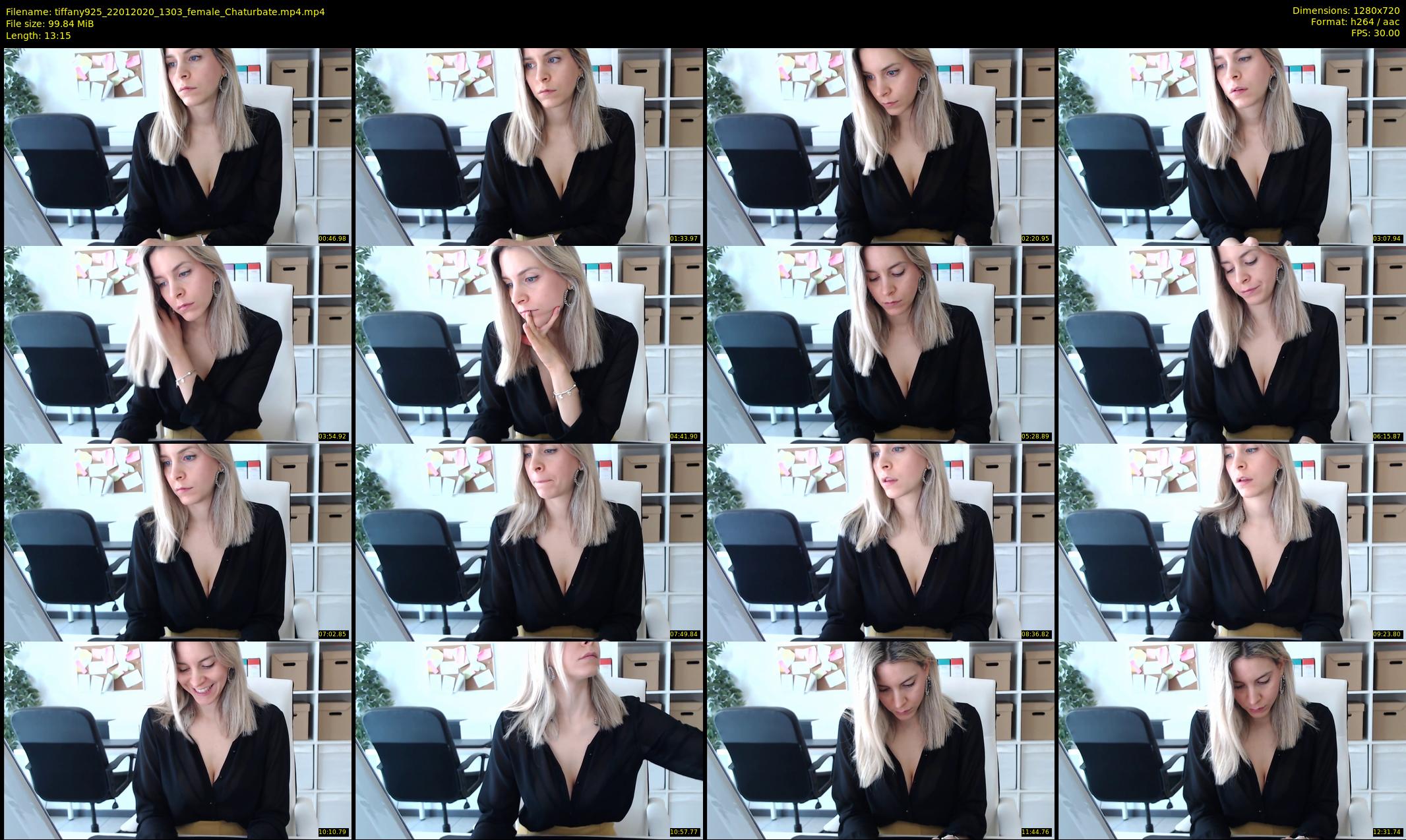 tiffany925 — 14 minute Chaturbate female cam show recording, 720p, Jan 22, 2020